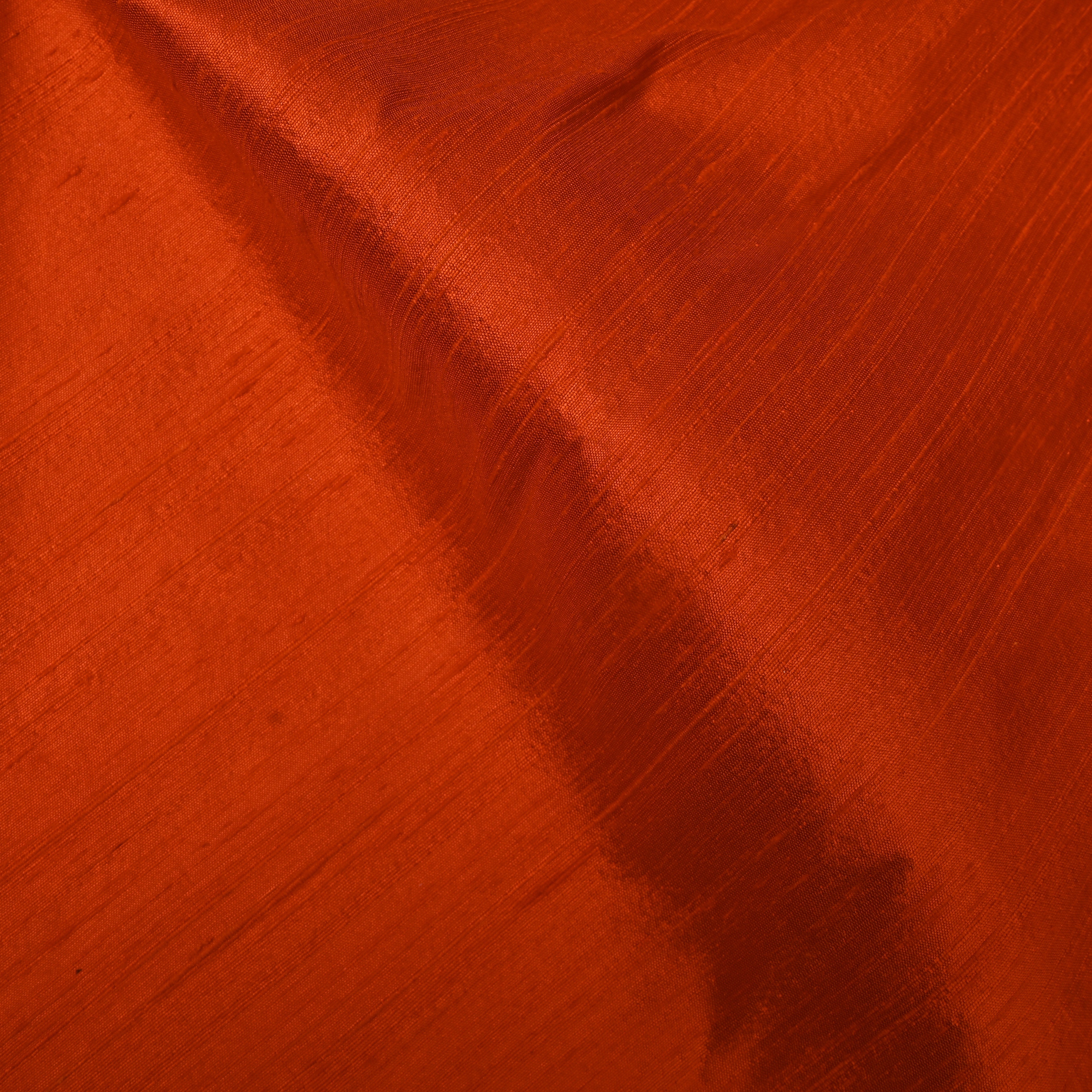 Sunset Orange Pure Silk