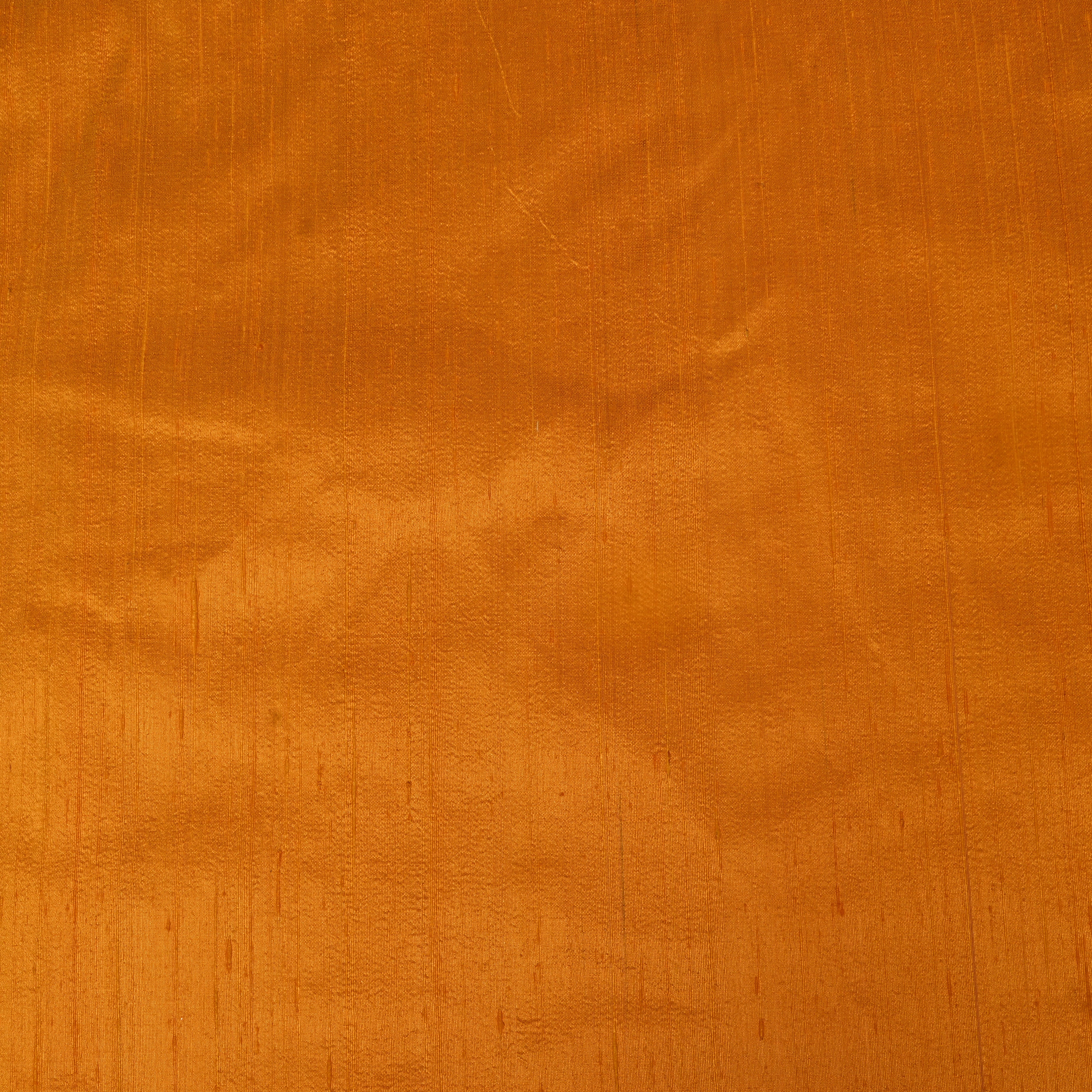 Plain Mustard Yellow Dupion Silk Fabric