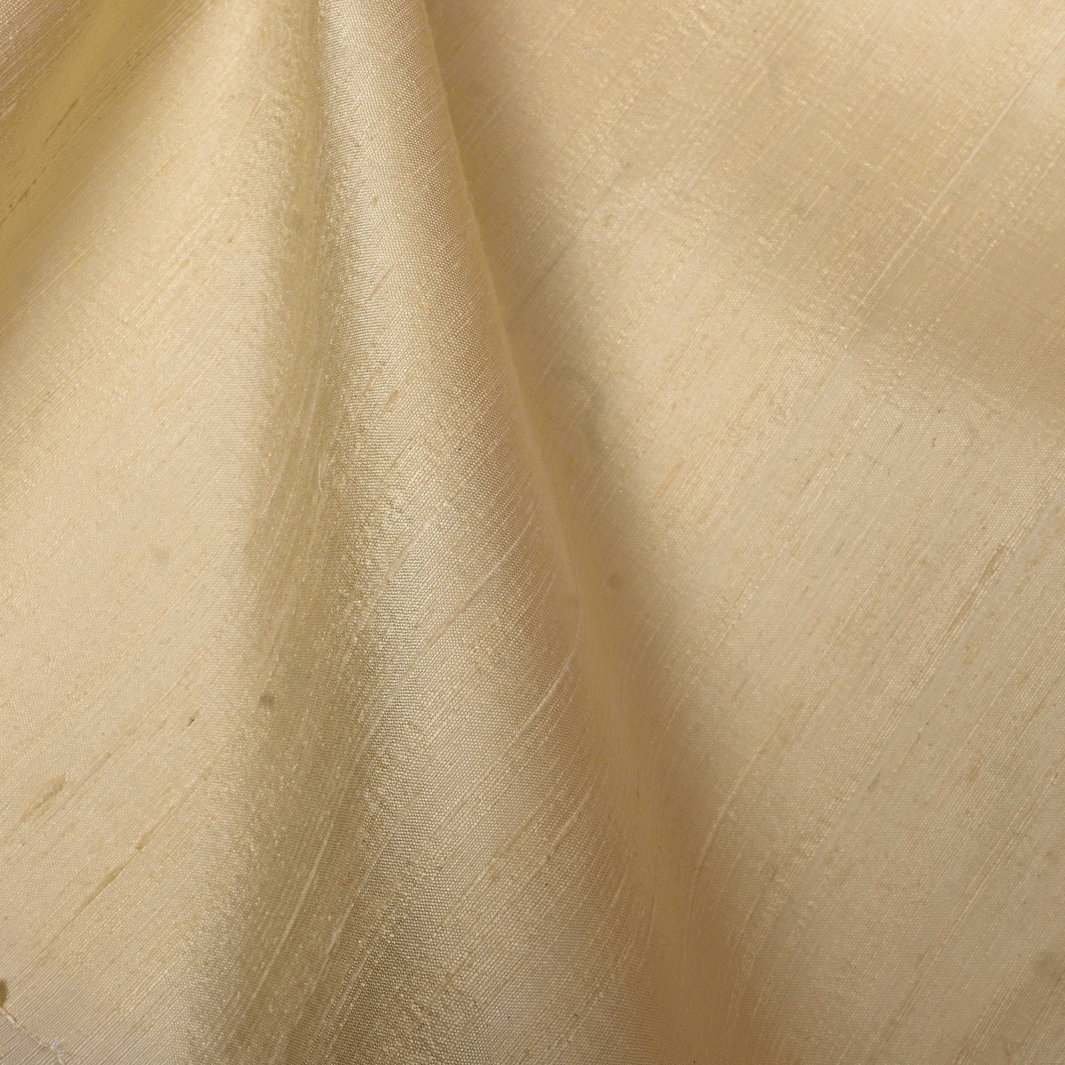 Cream Plain Silk