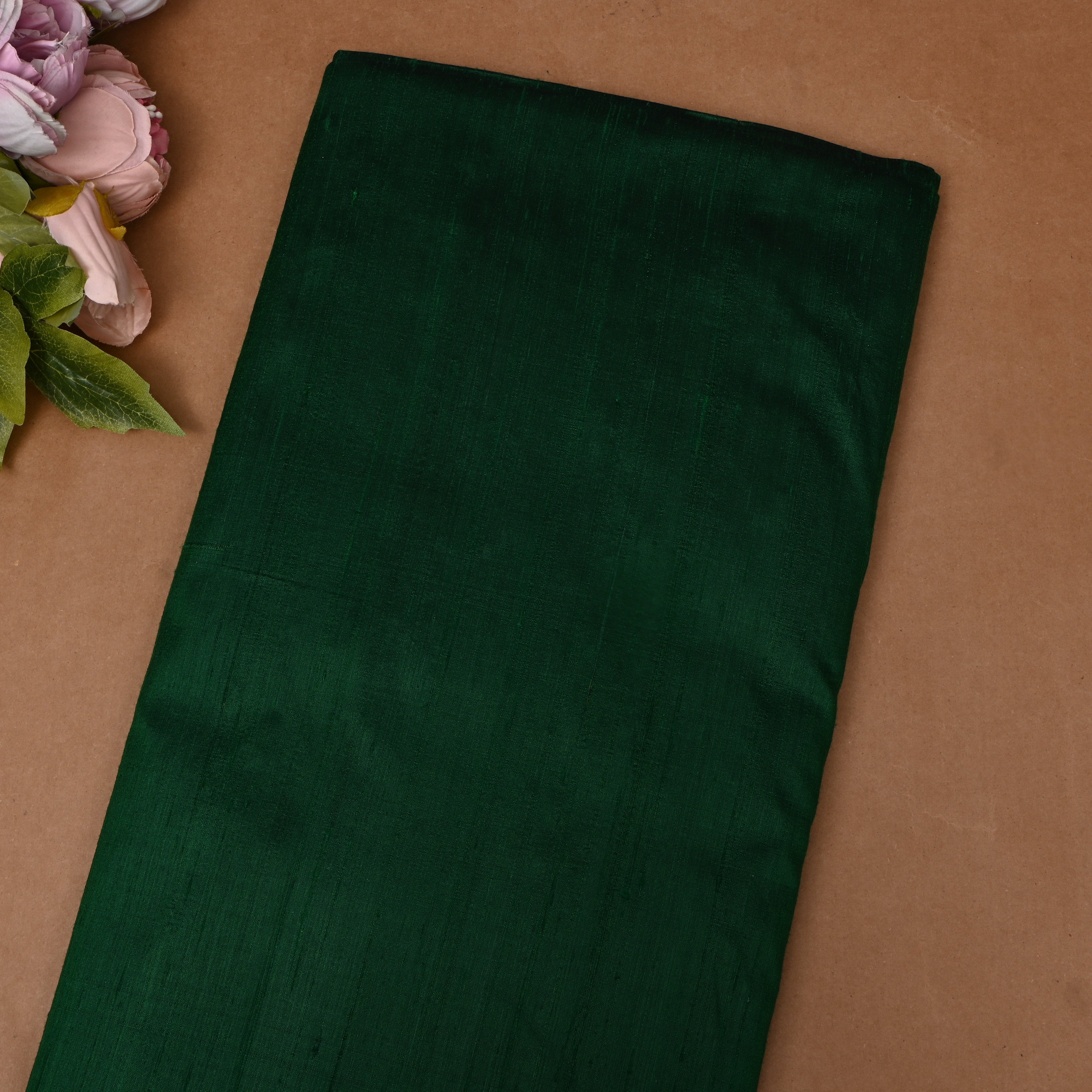 Bottle Green Classic Silk