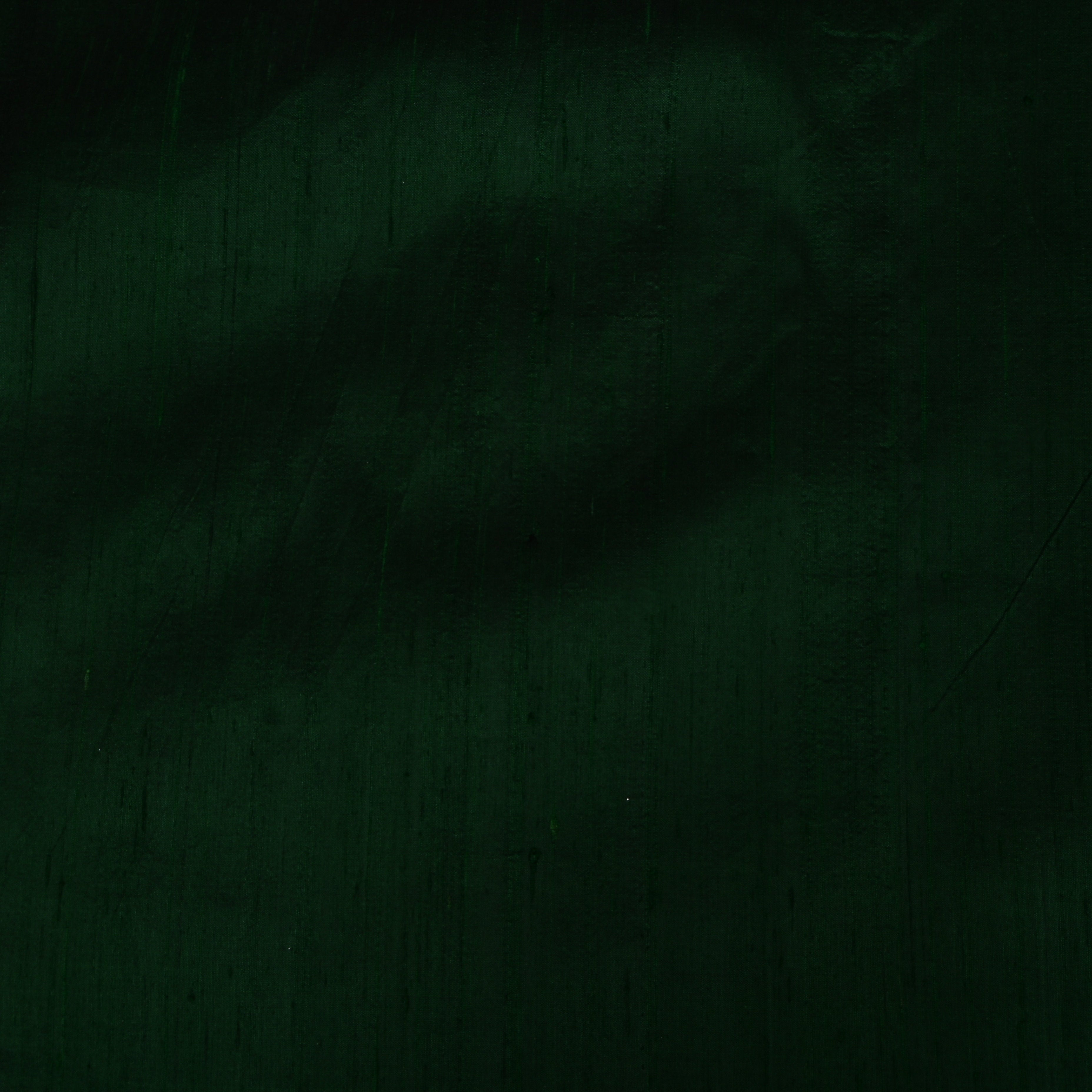 Deep Bottle Green Plain Silk