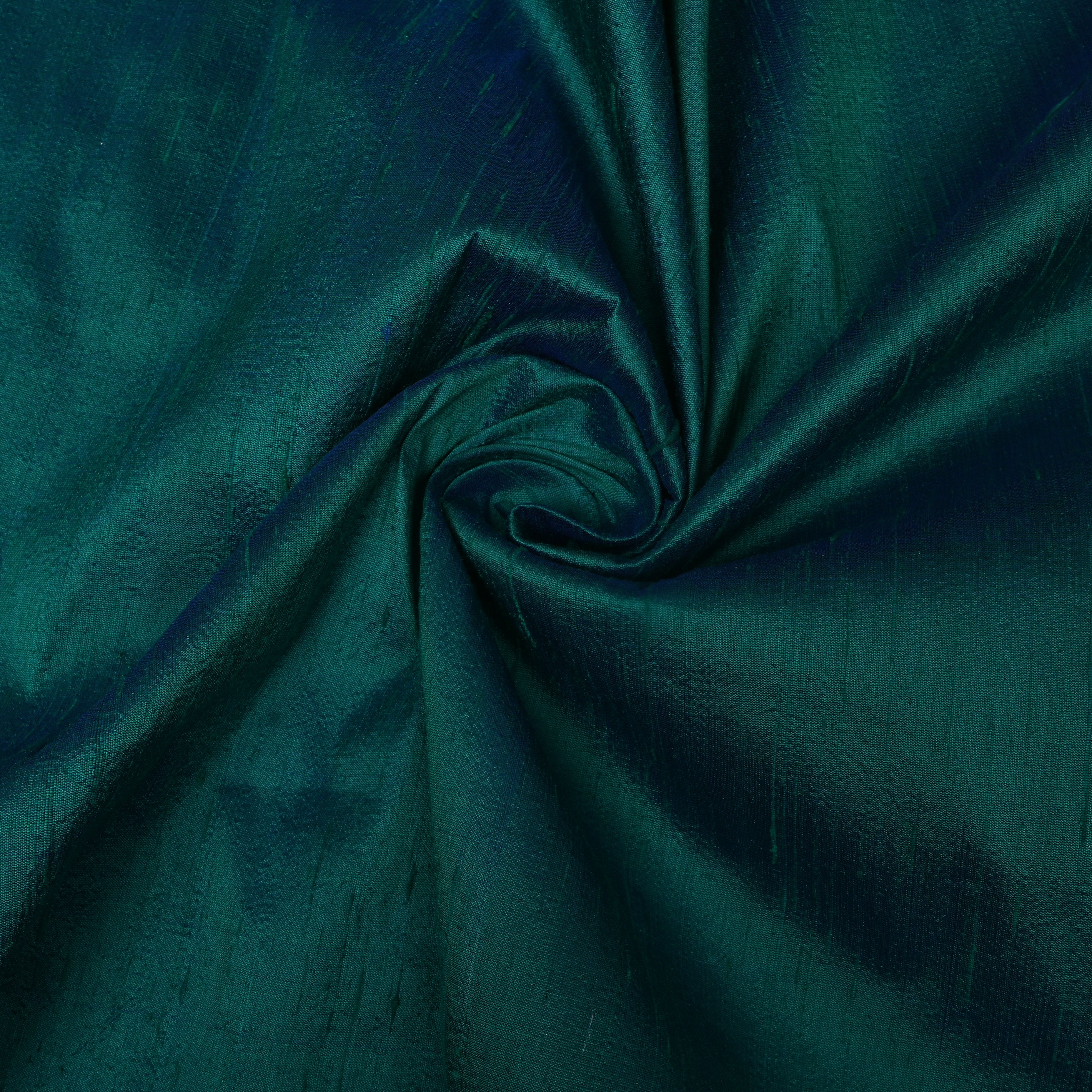 Deep Teal Pure Silk