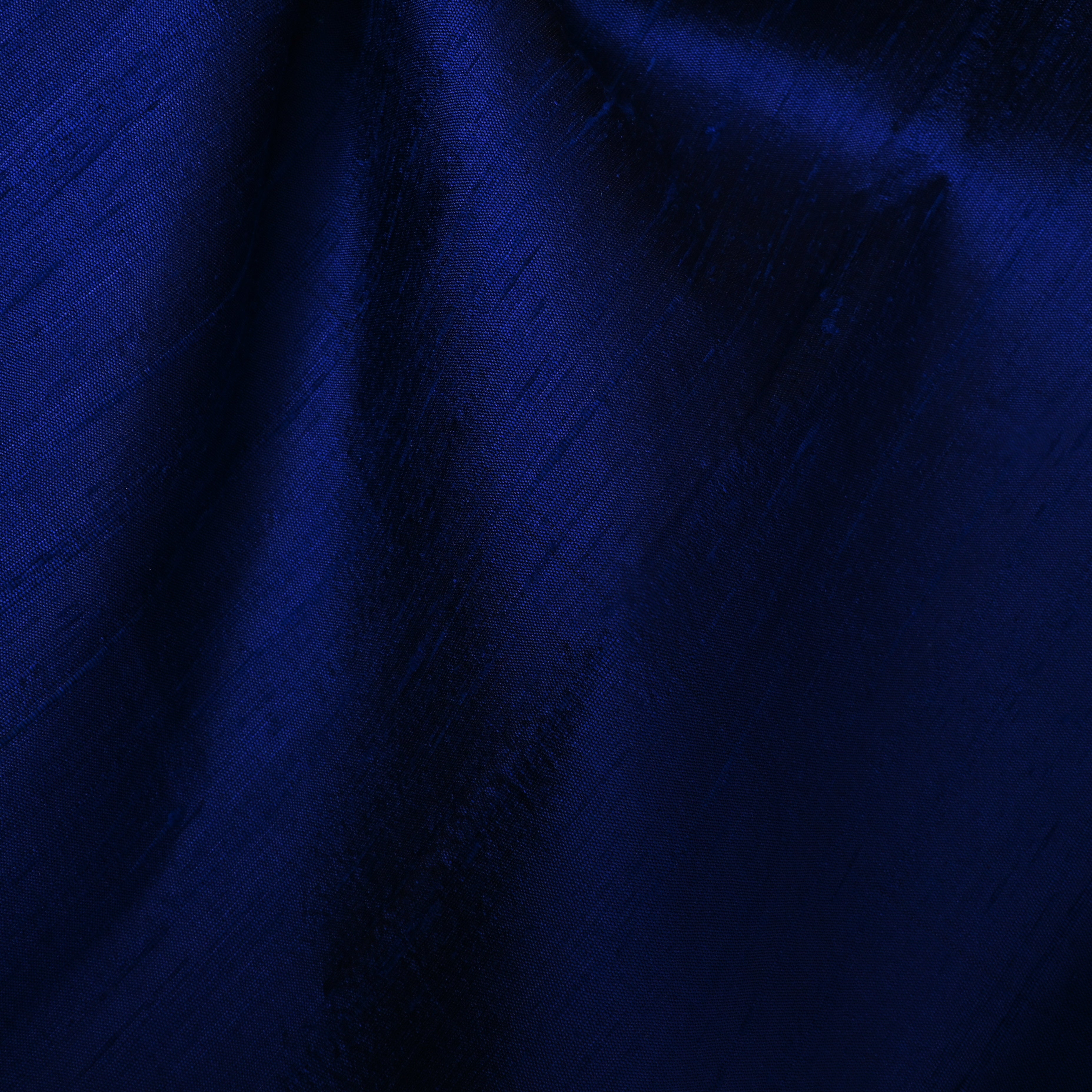 Royal Blue Plain Silk Fabric