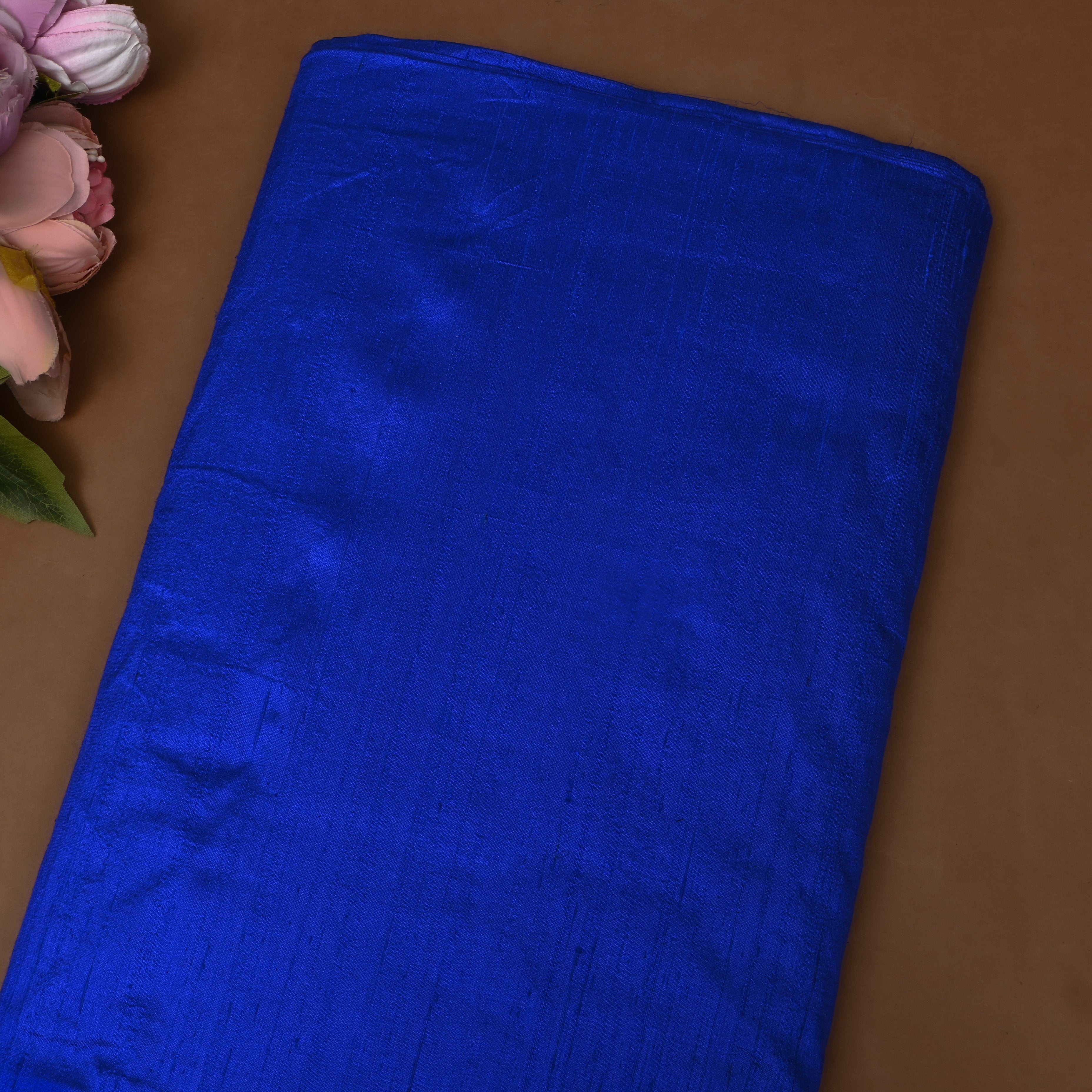 Cobalt Blue Pure Silk