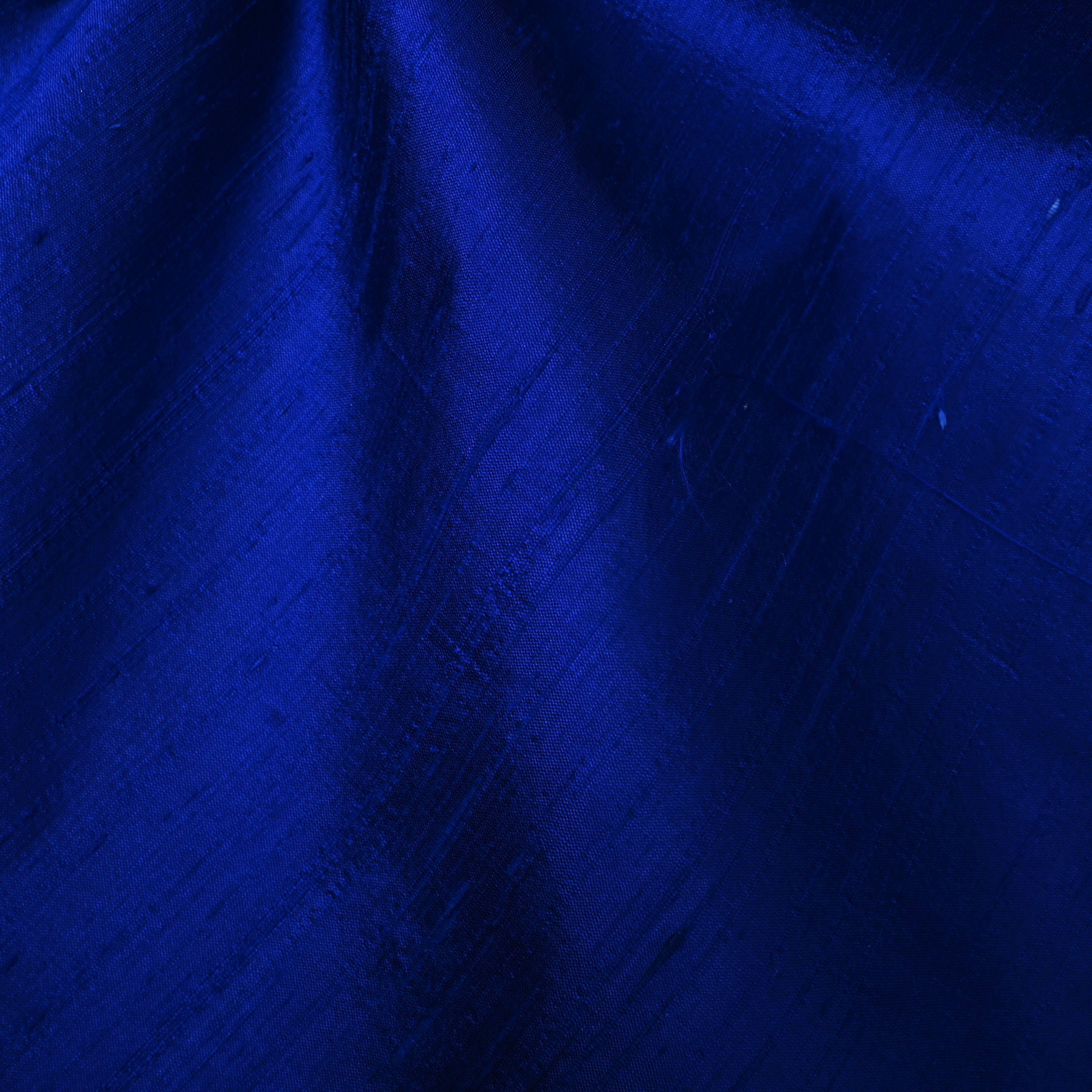 Cobalt Blue Pure Silk