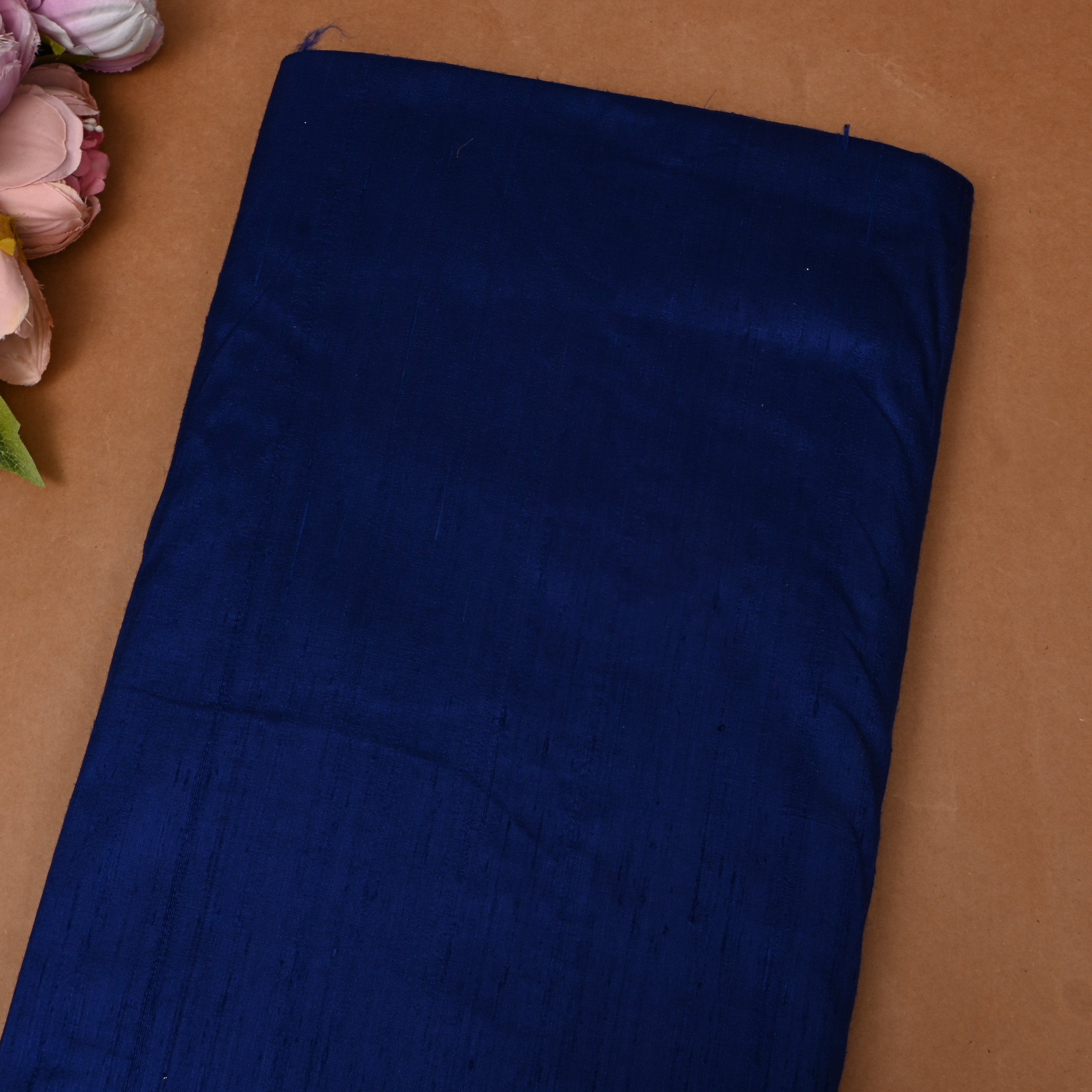 Navy Blue Pure Silk