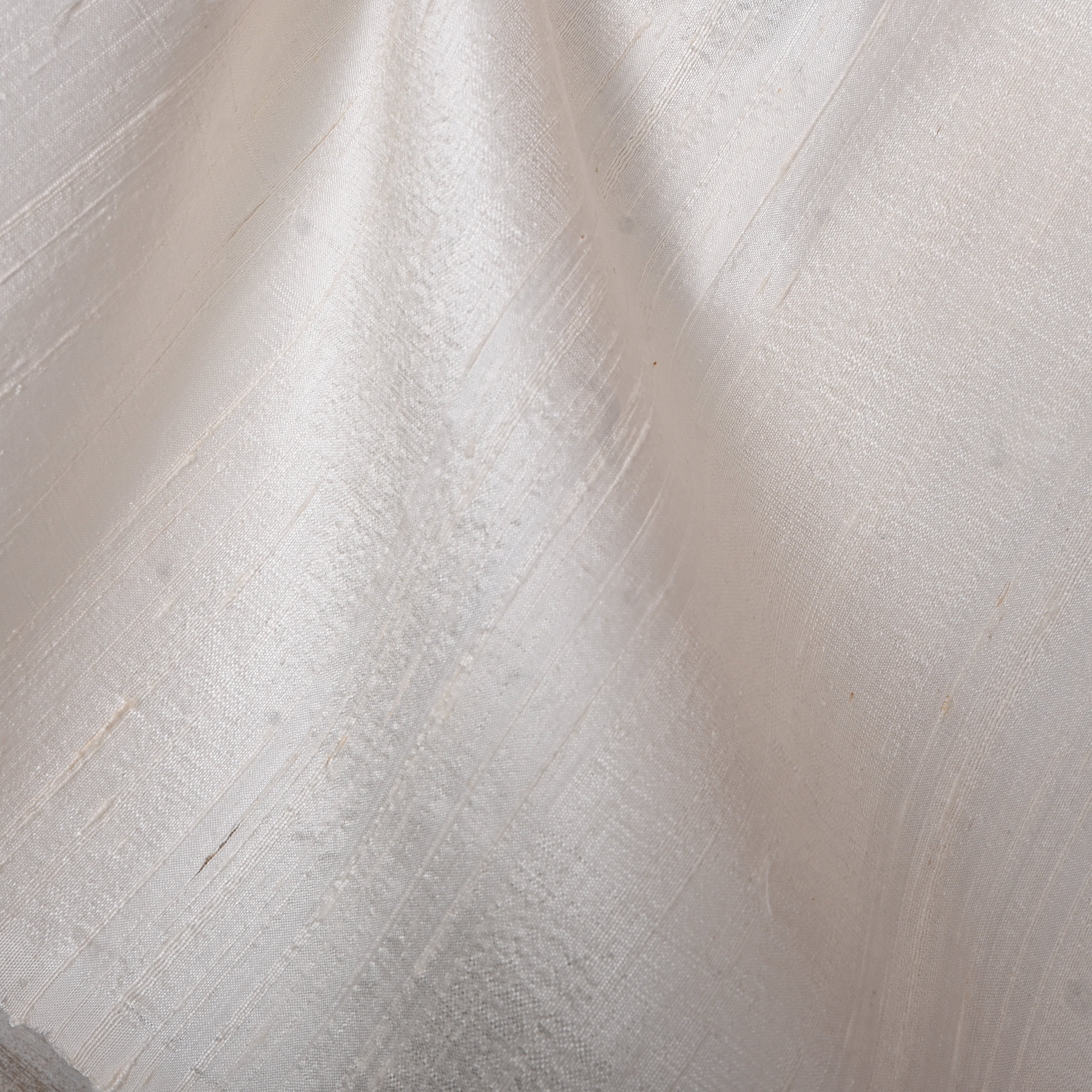 Off White Plain Silk