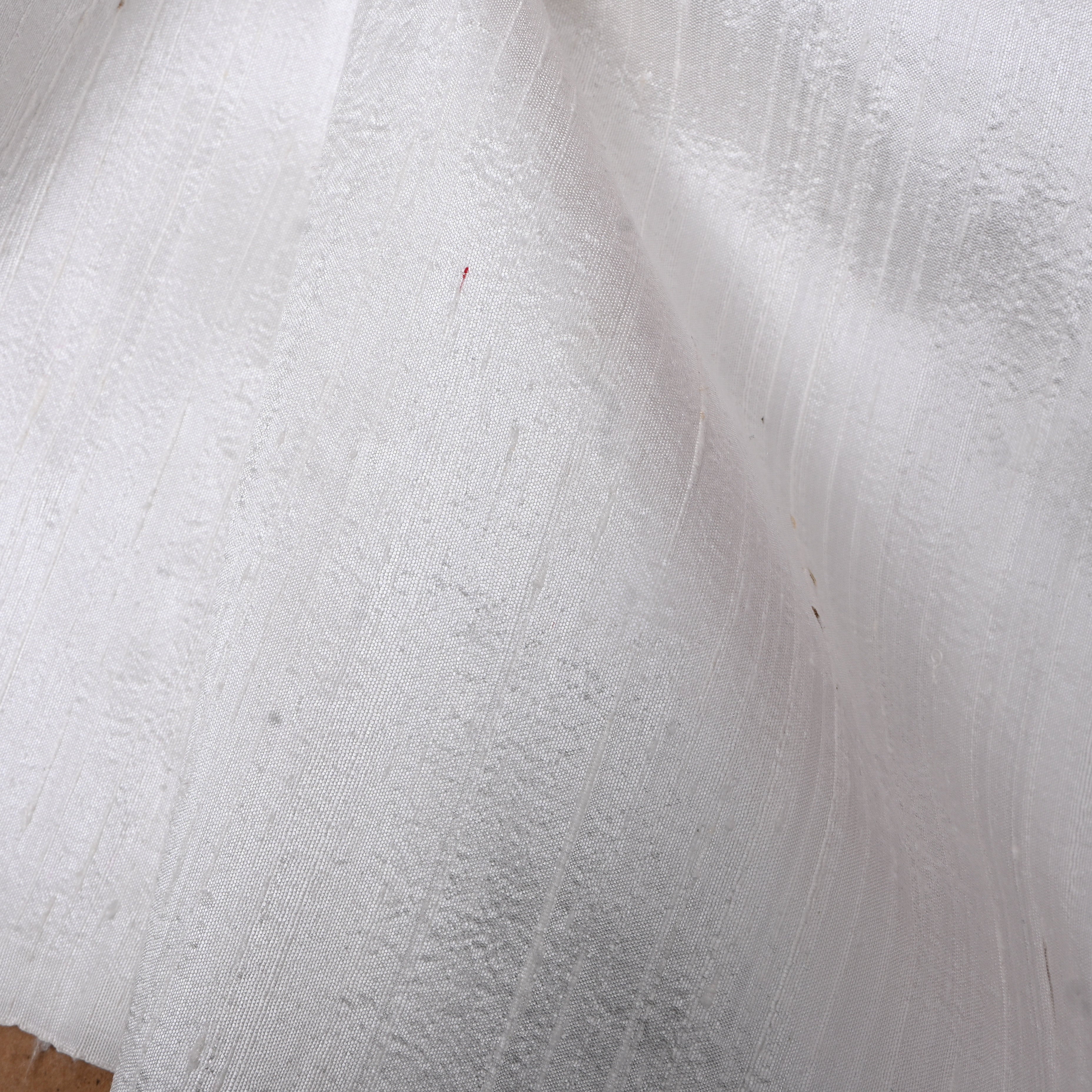 Pearl White Pure Silk