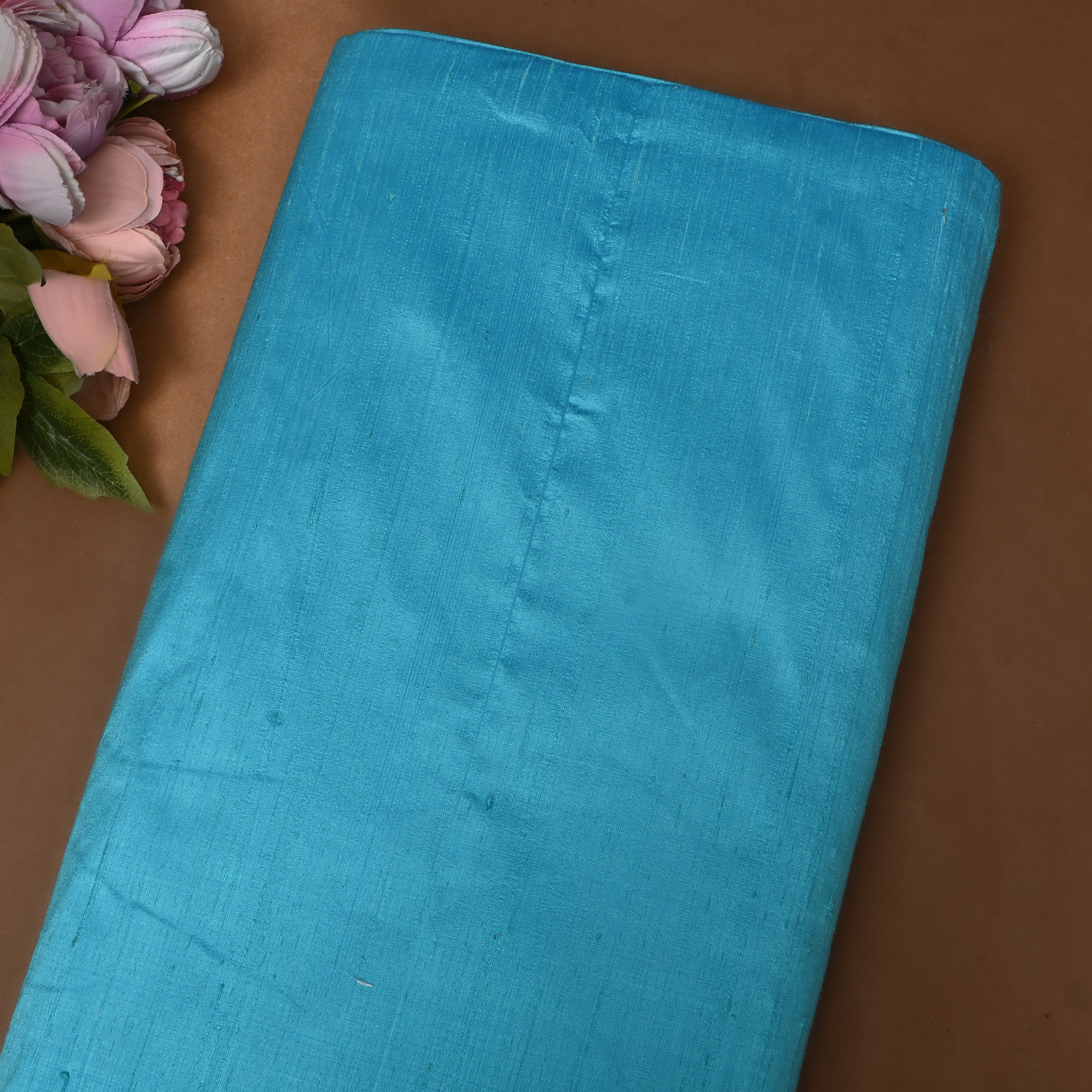 Sky Blue Glossy Silk