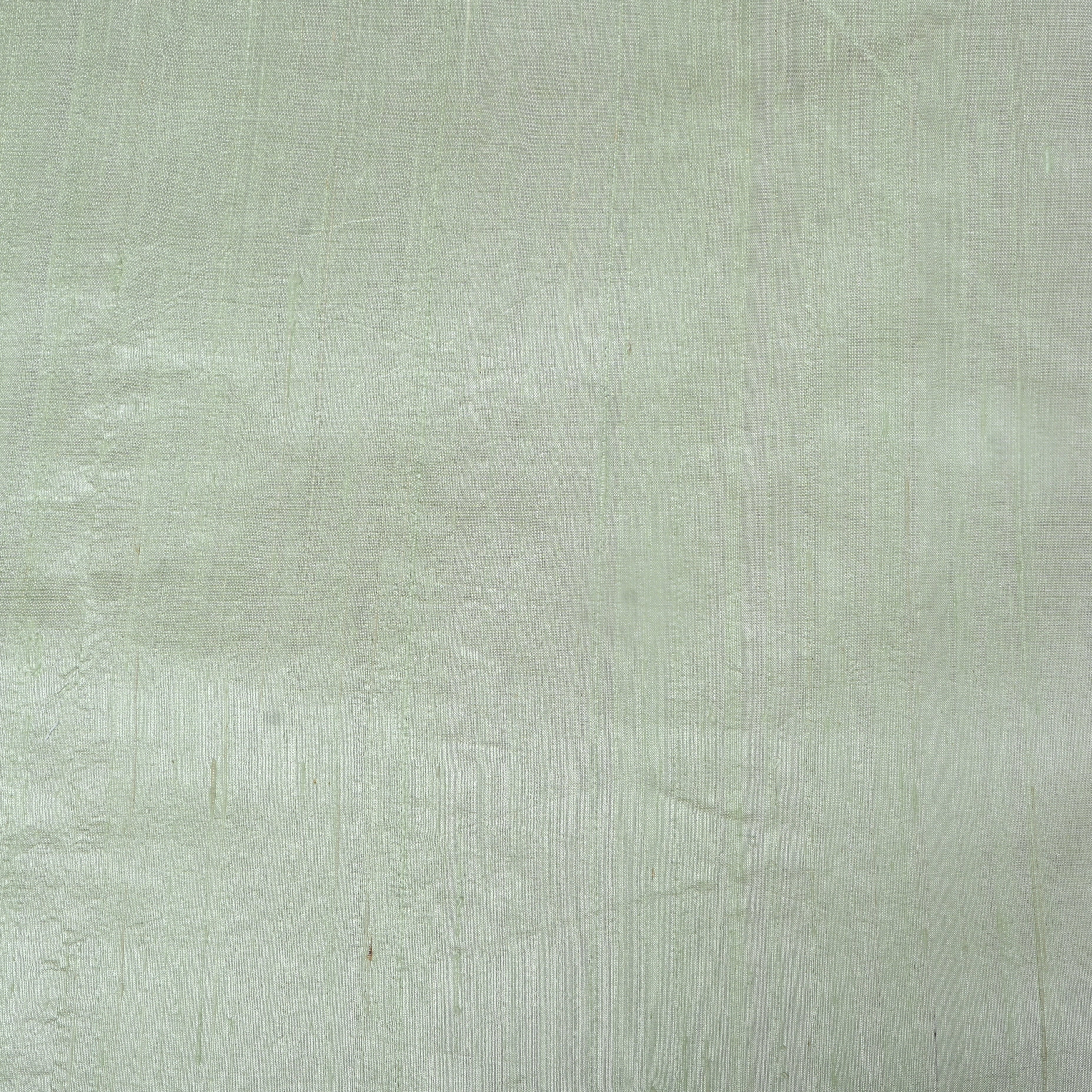 Pale Mint Cream Plain Silk