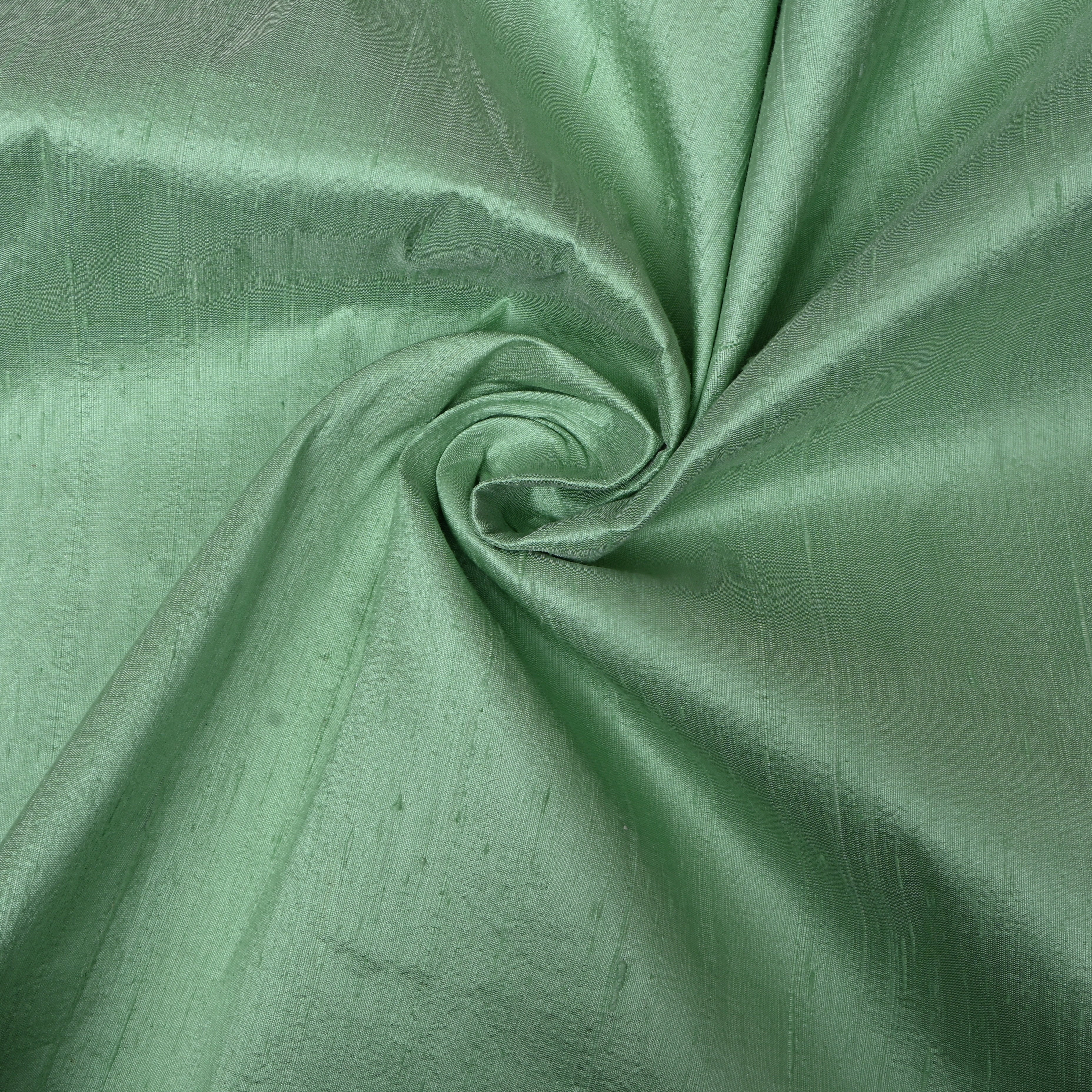 Light Sage Grenn Plain Silk Fabric