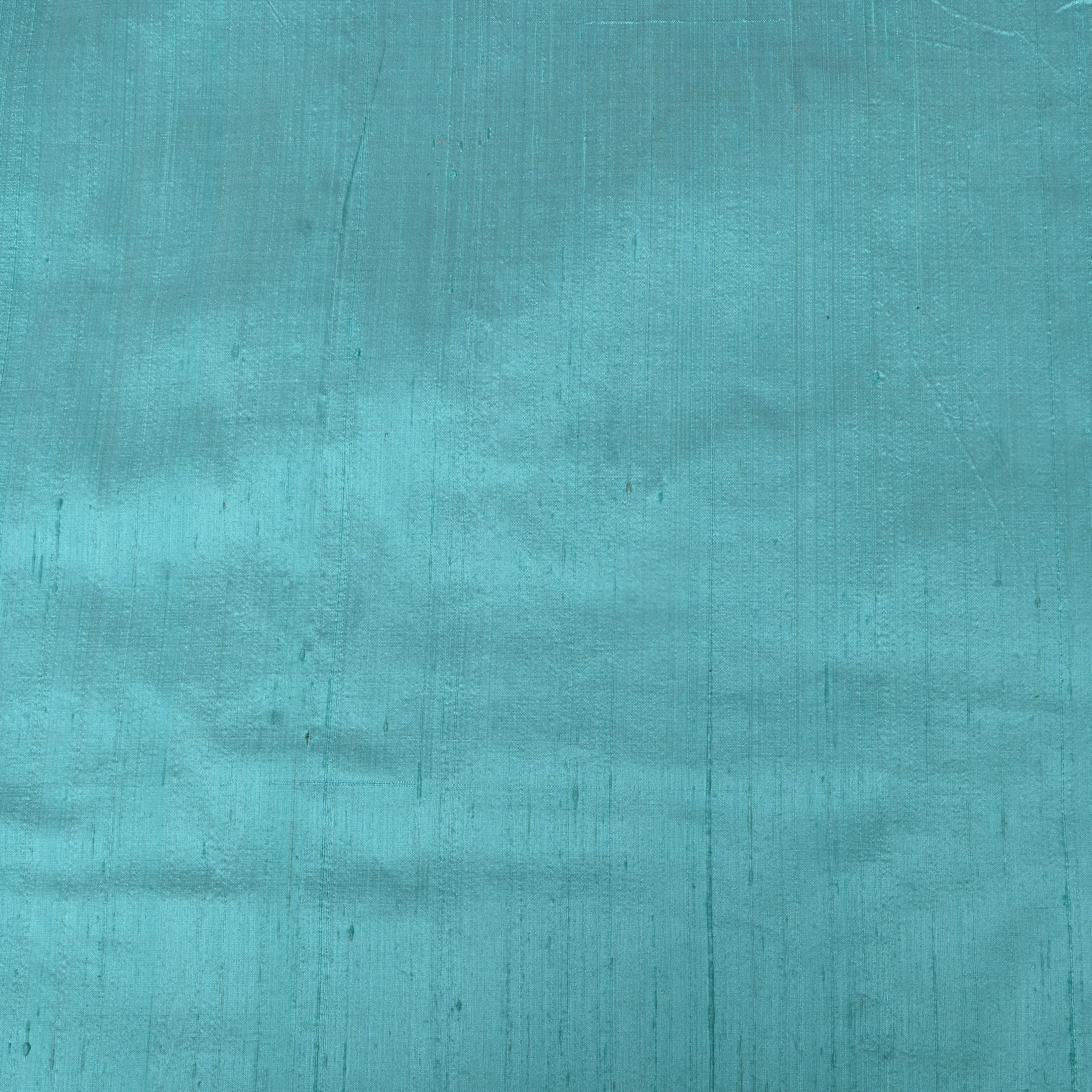 Turquoise Blue Glossy Silk