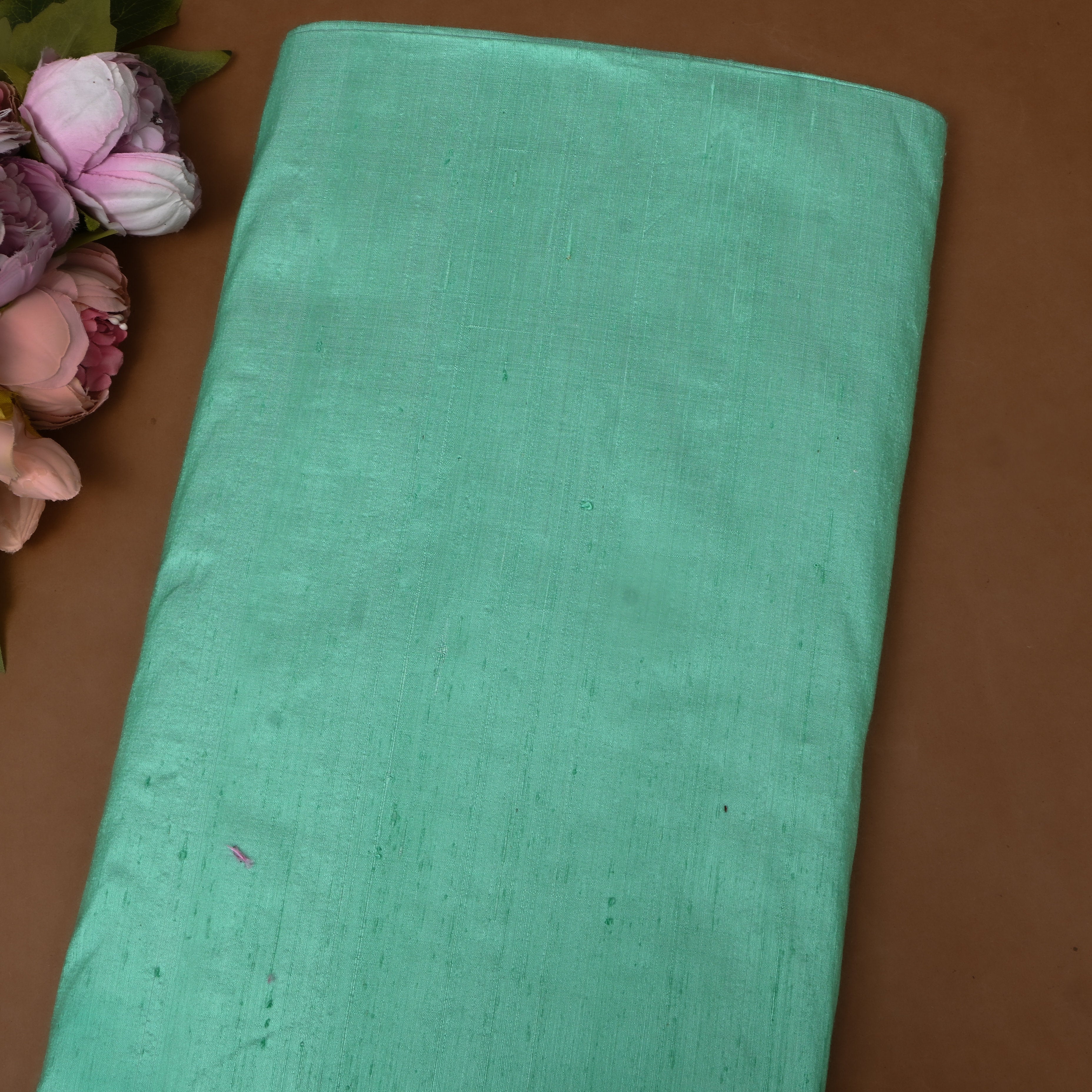 Sage Green Plain Silk Fabric