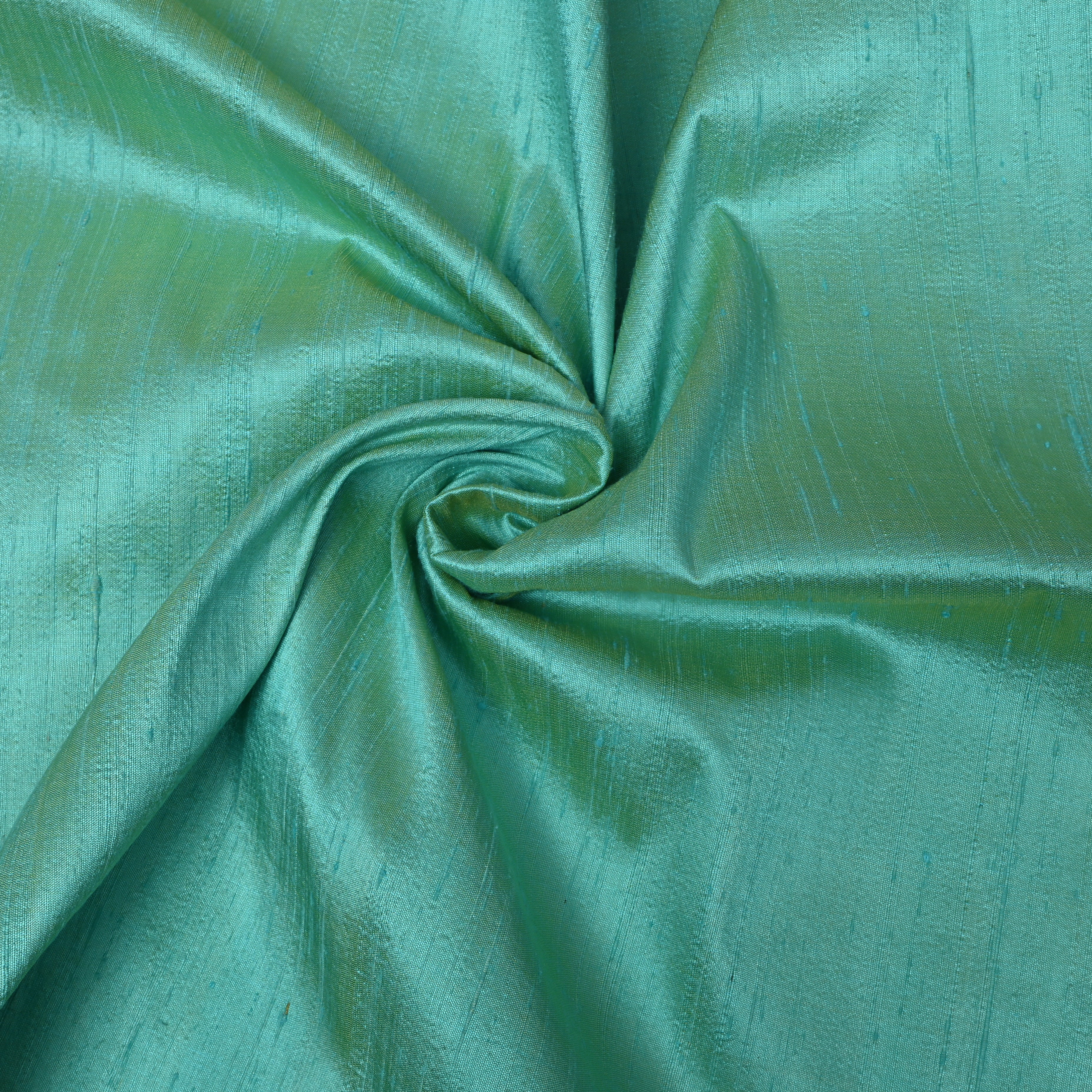 Mint Green Plain Dupion Silk Fabric