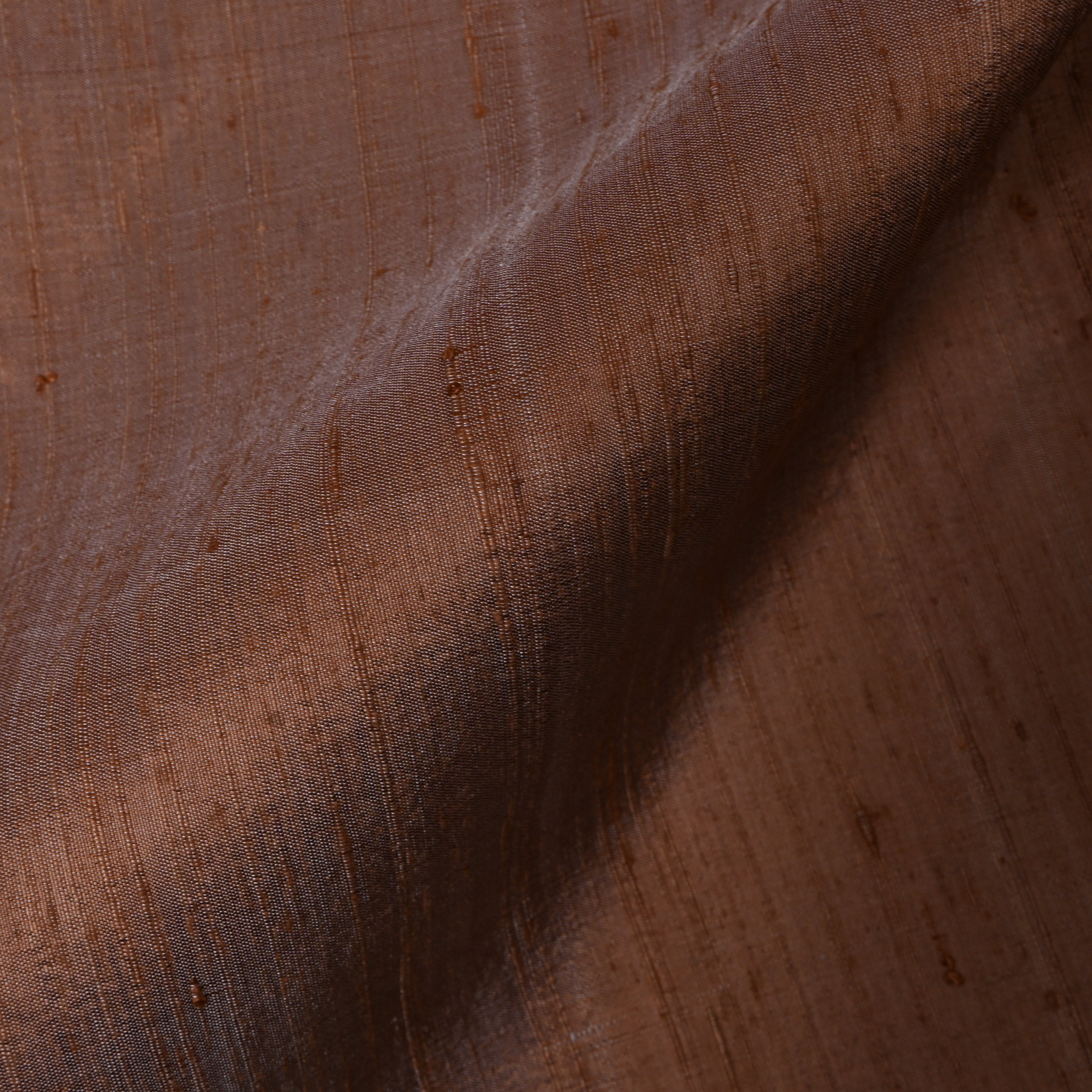 Dusty Mauve Brown Plain Silk