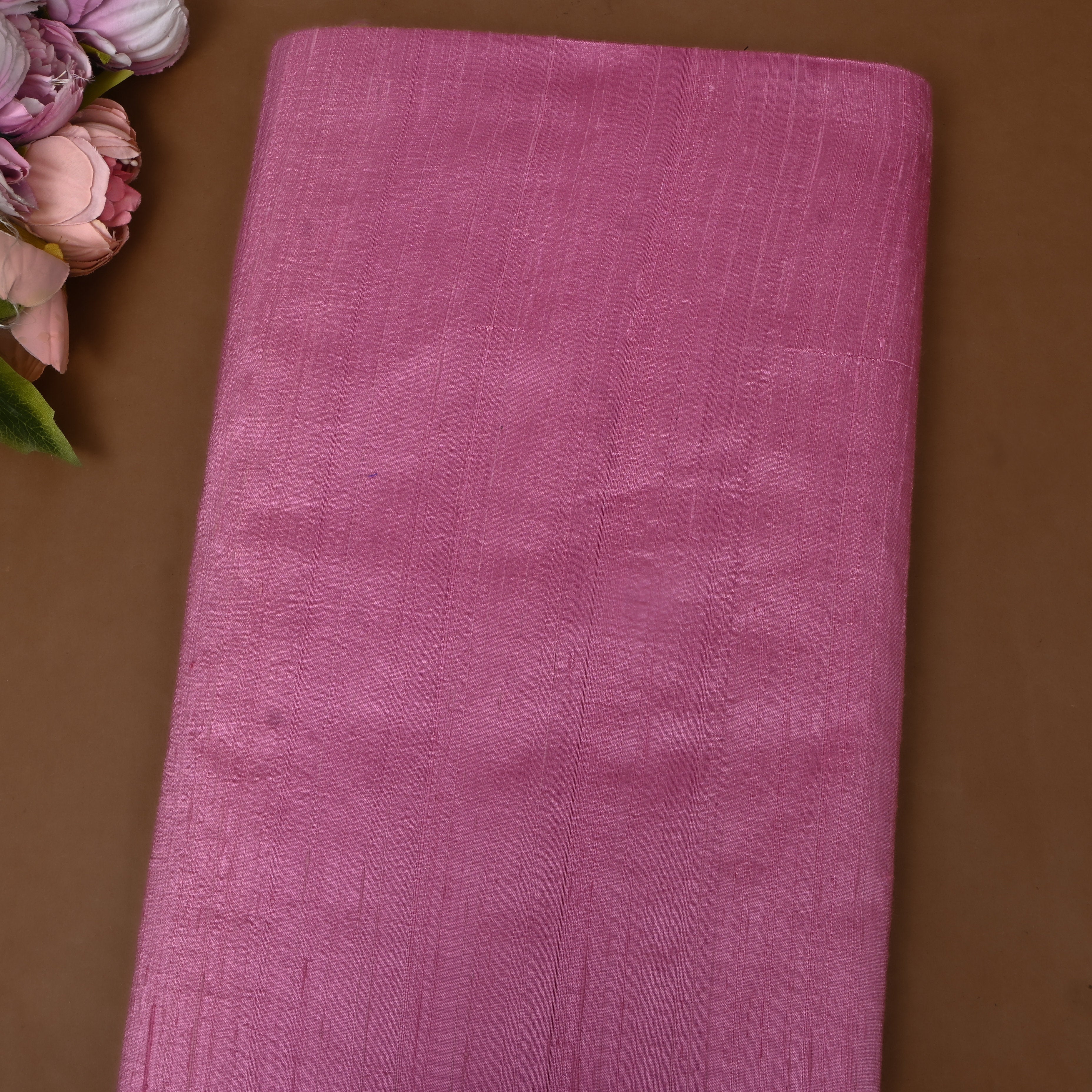 Rose Pink Pure Silk