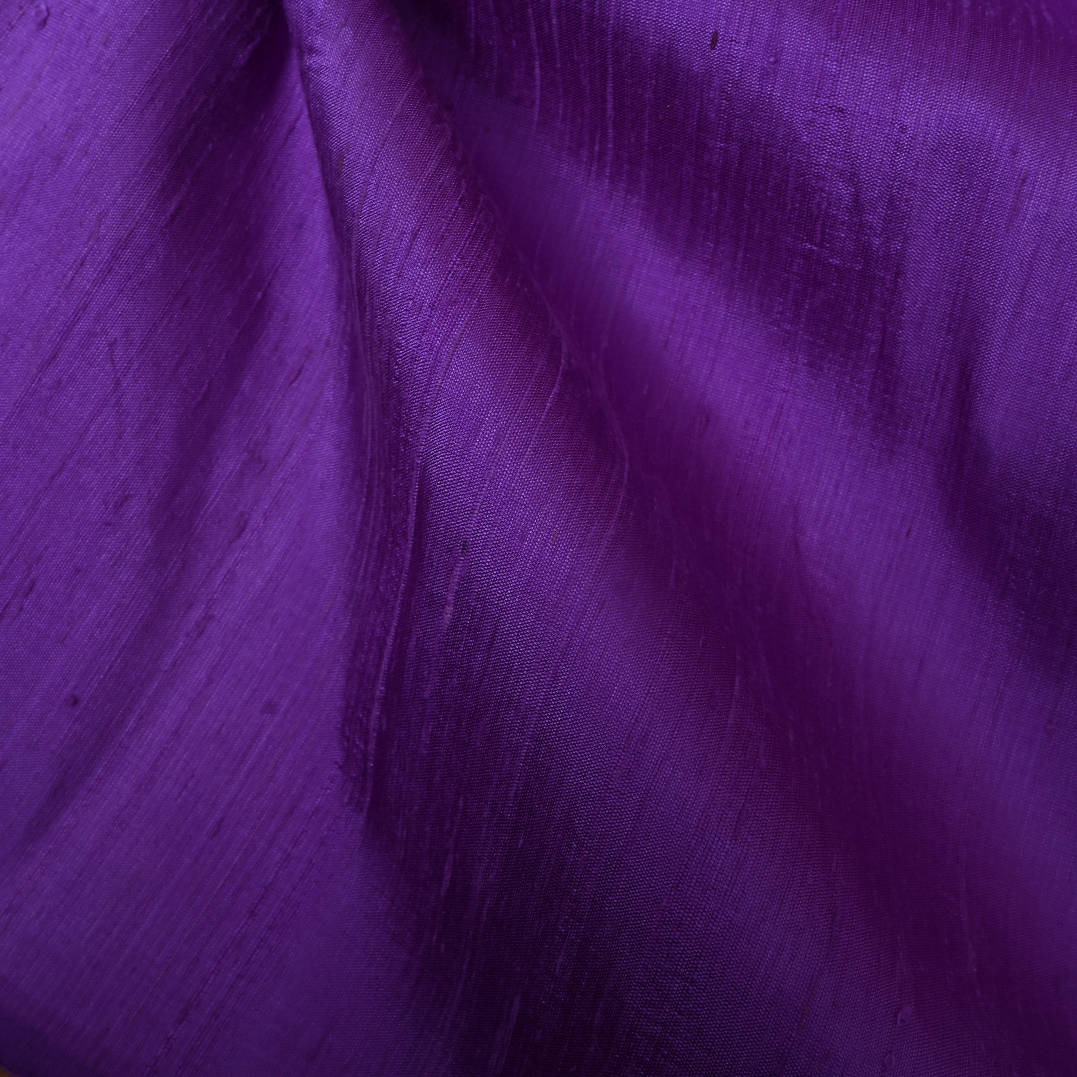 Purple Plain Silk Fabric