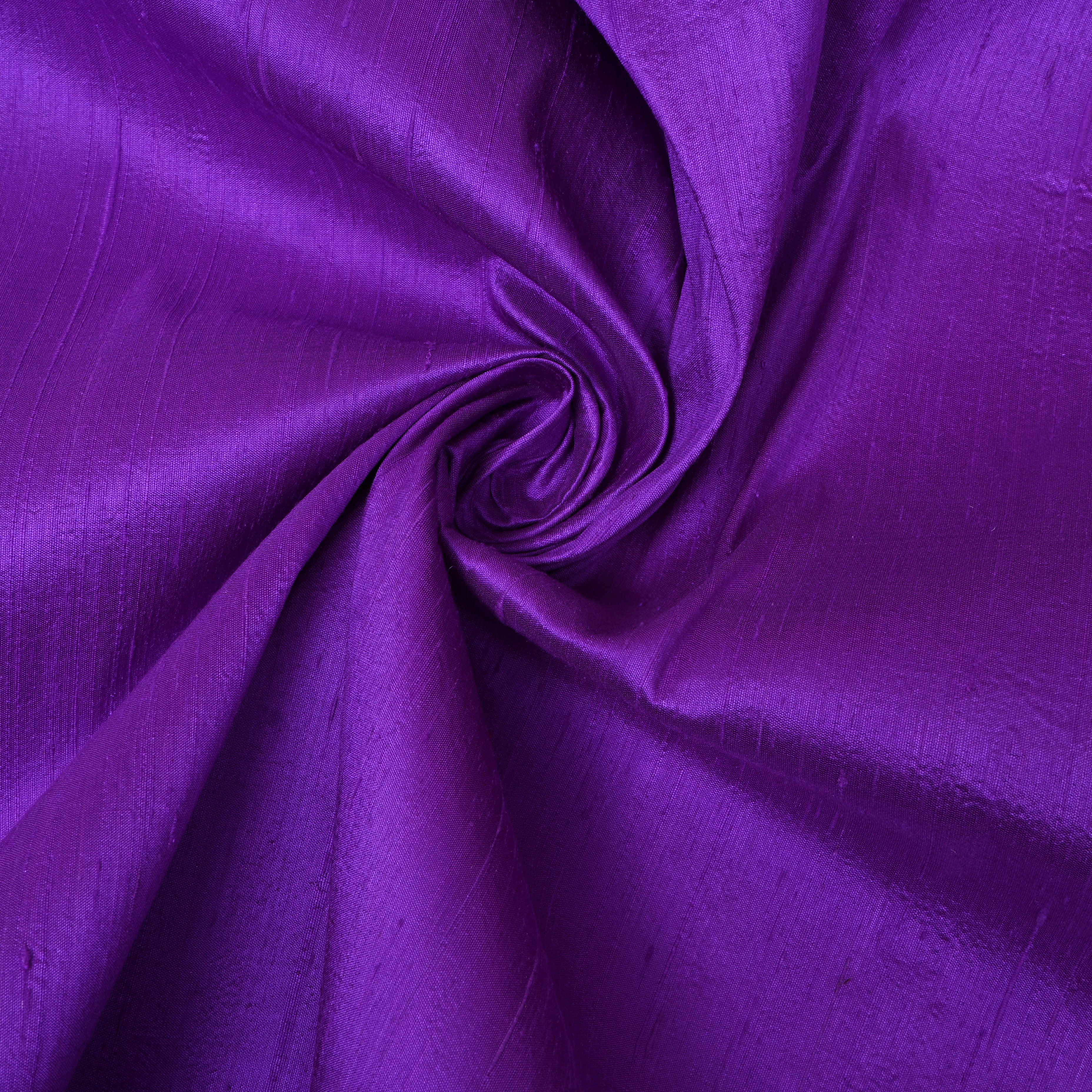 Bright Violet Plain Silk