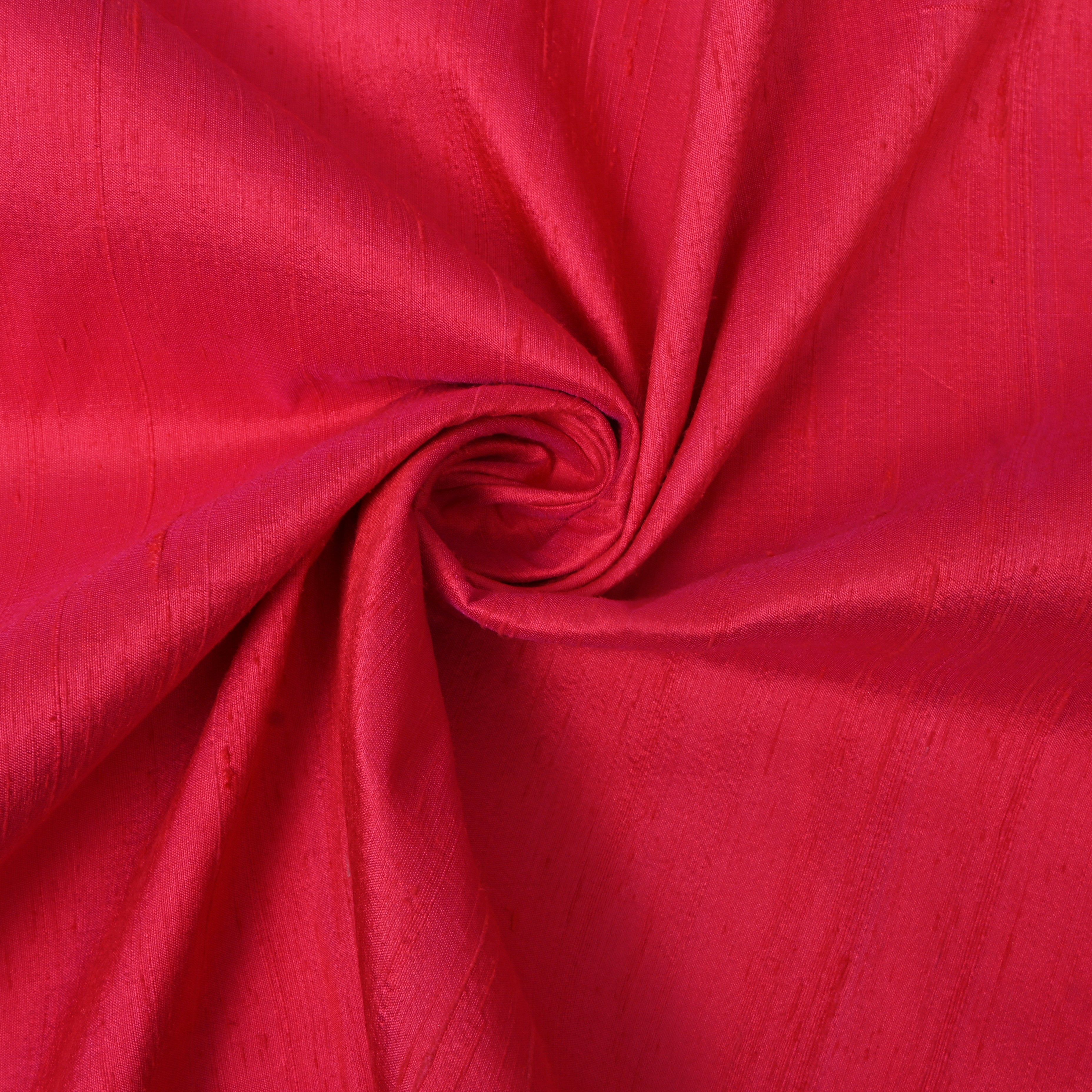 Plain Pink Dupion Silk Fabric