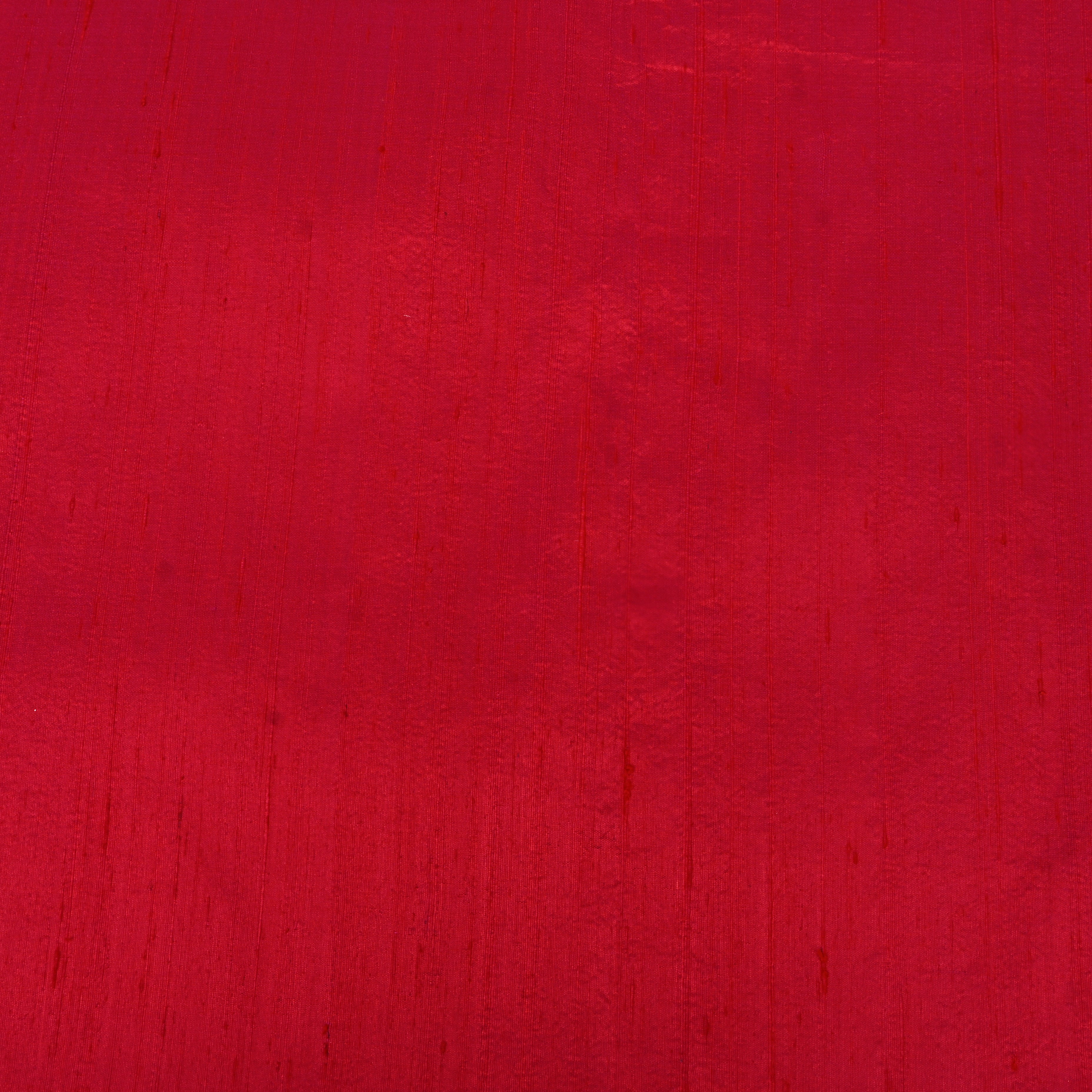 Vivid Red Pink Plain Silk