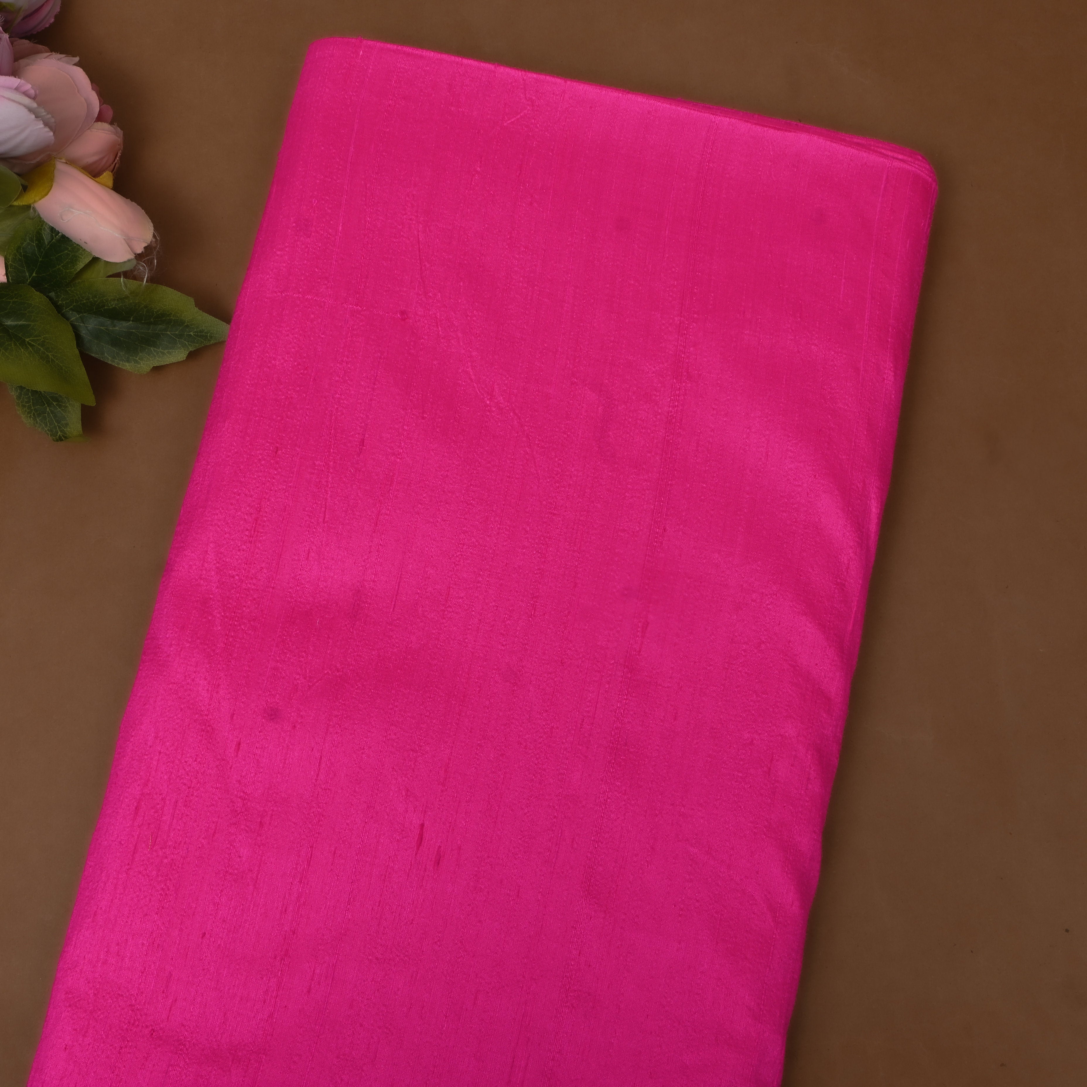 Rani Pink Plain Silk