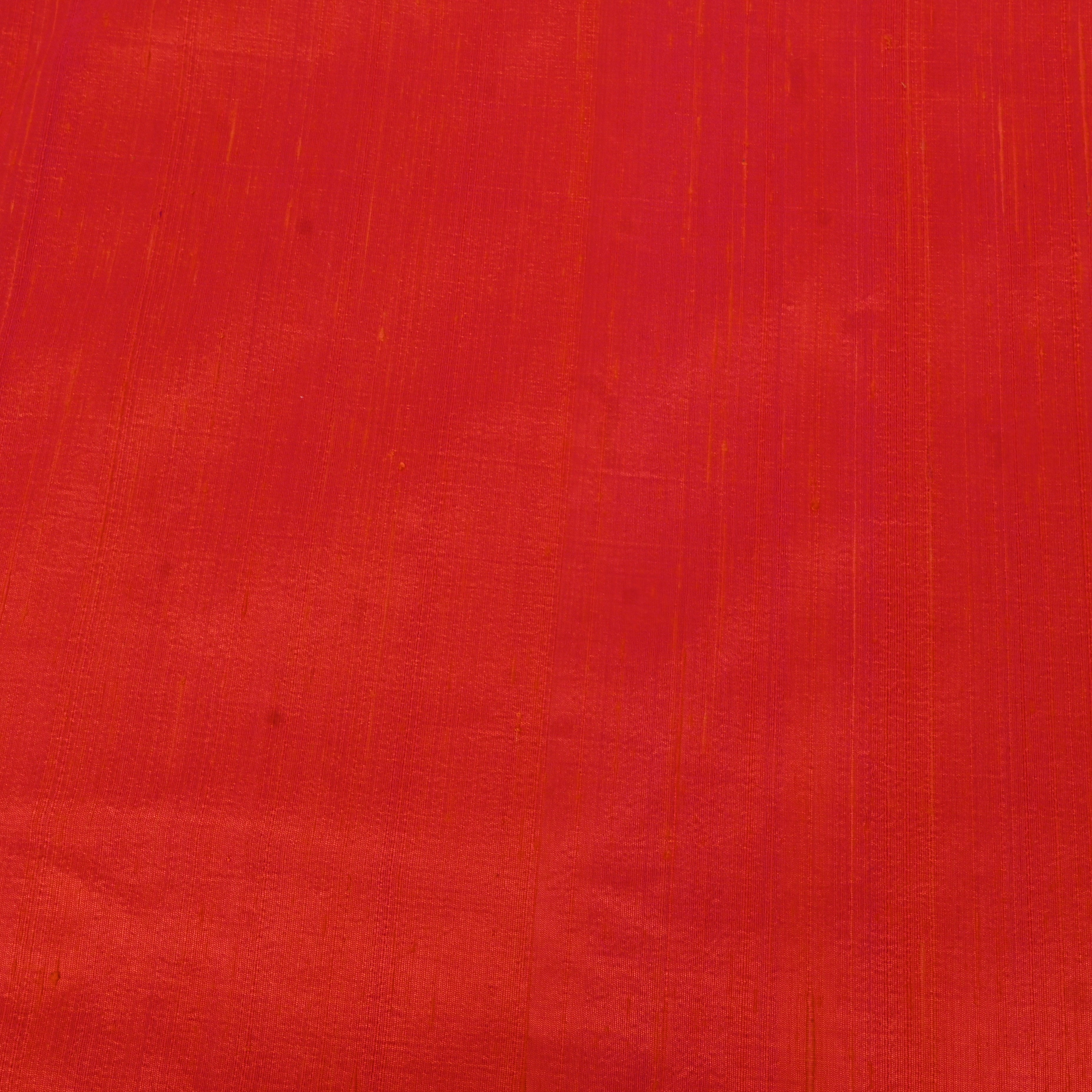 Brick Orange Plain Dupion Silk Fabric