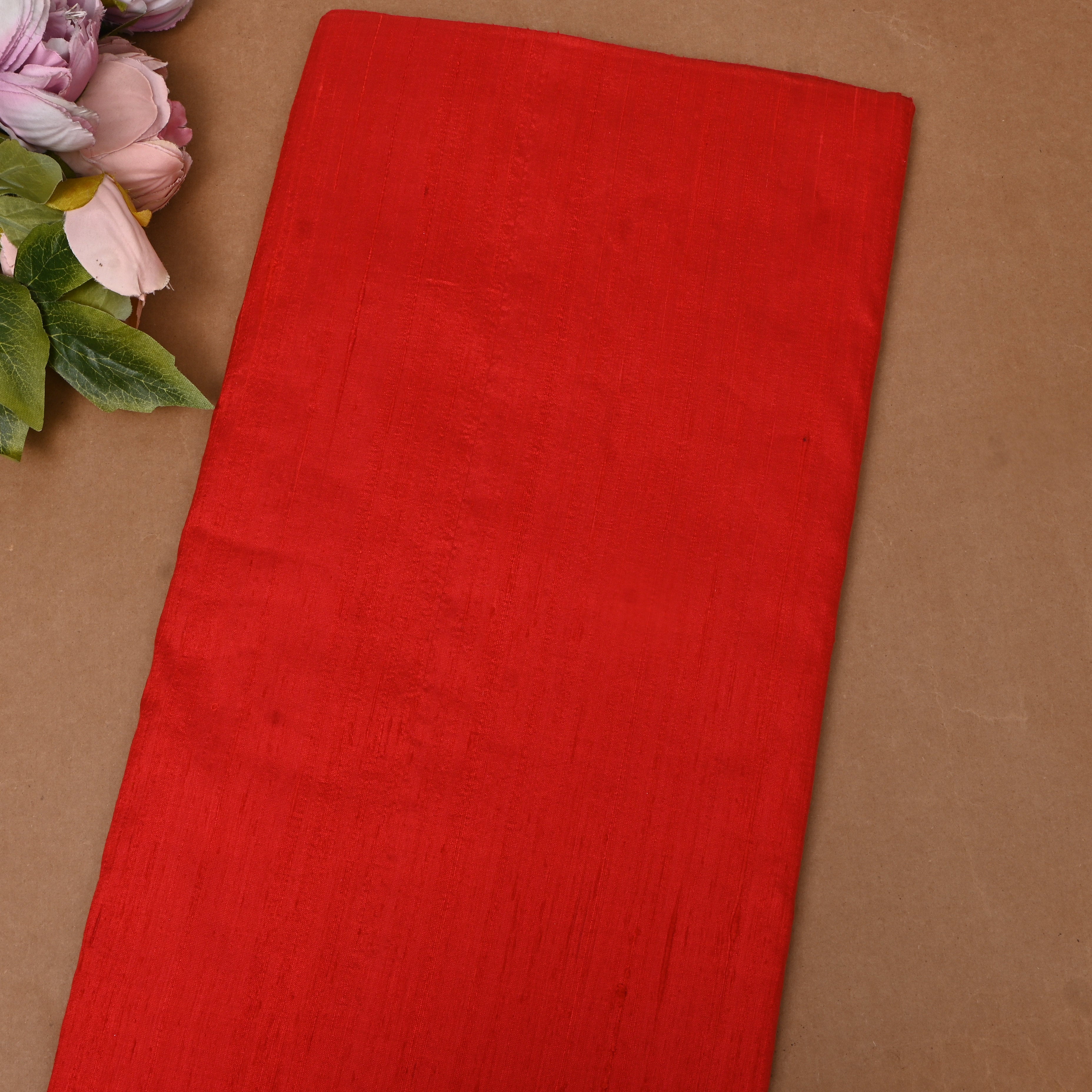 Classic Red Pure Silk