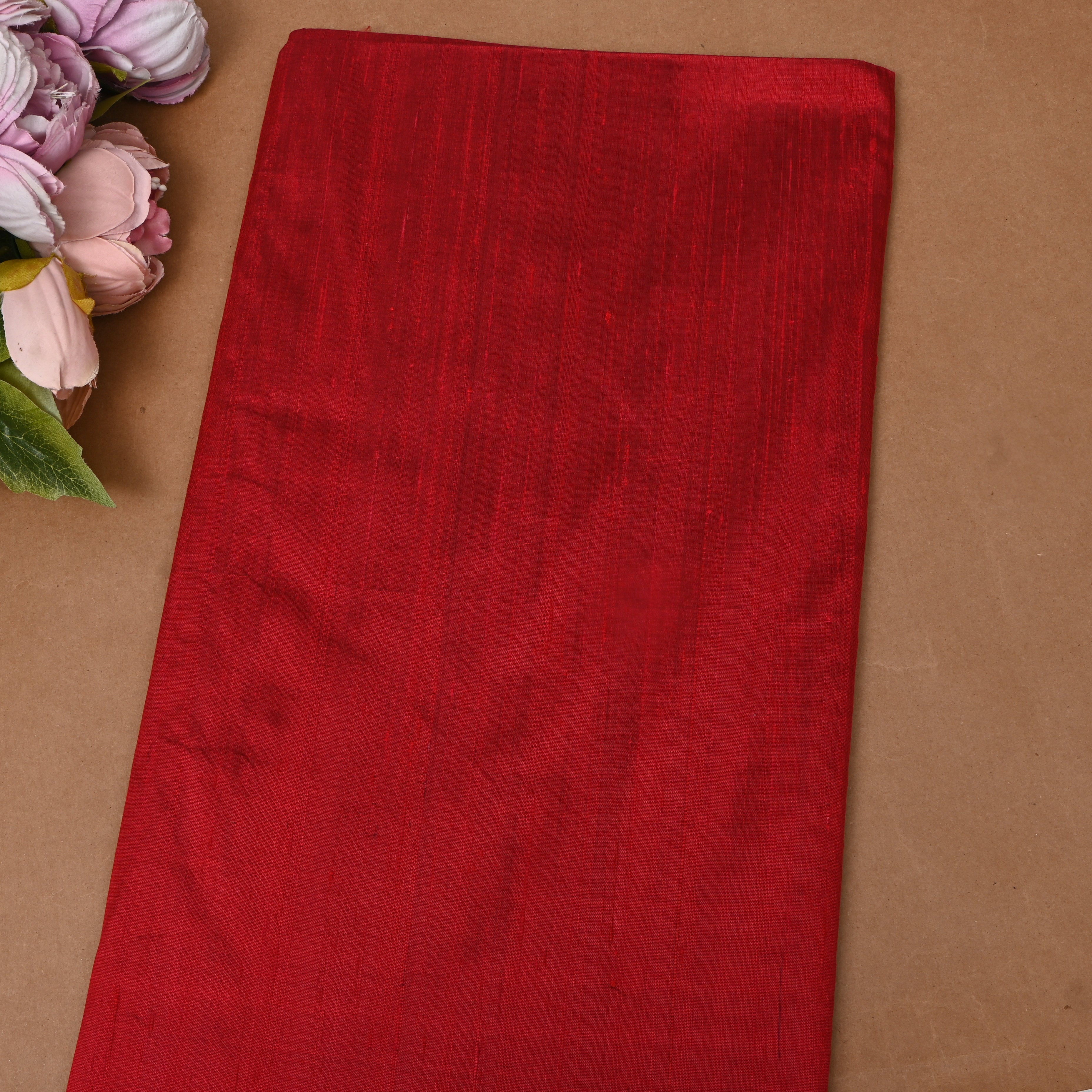Deep Maroon Pure Silk
