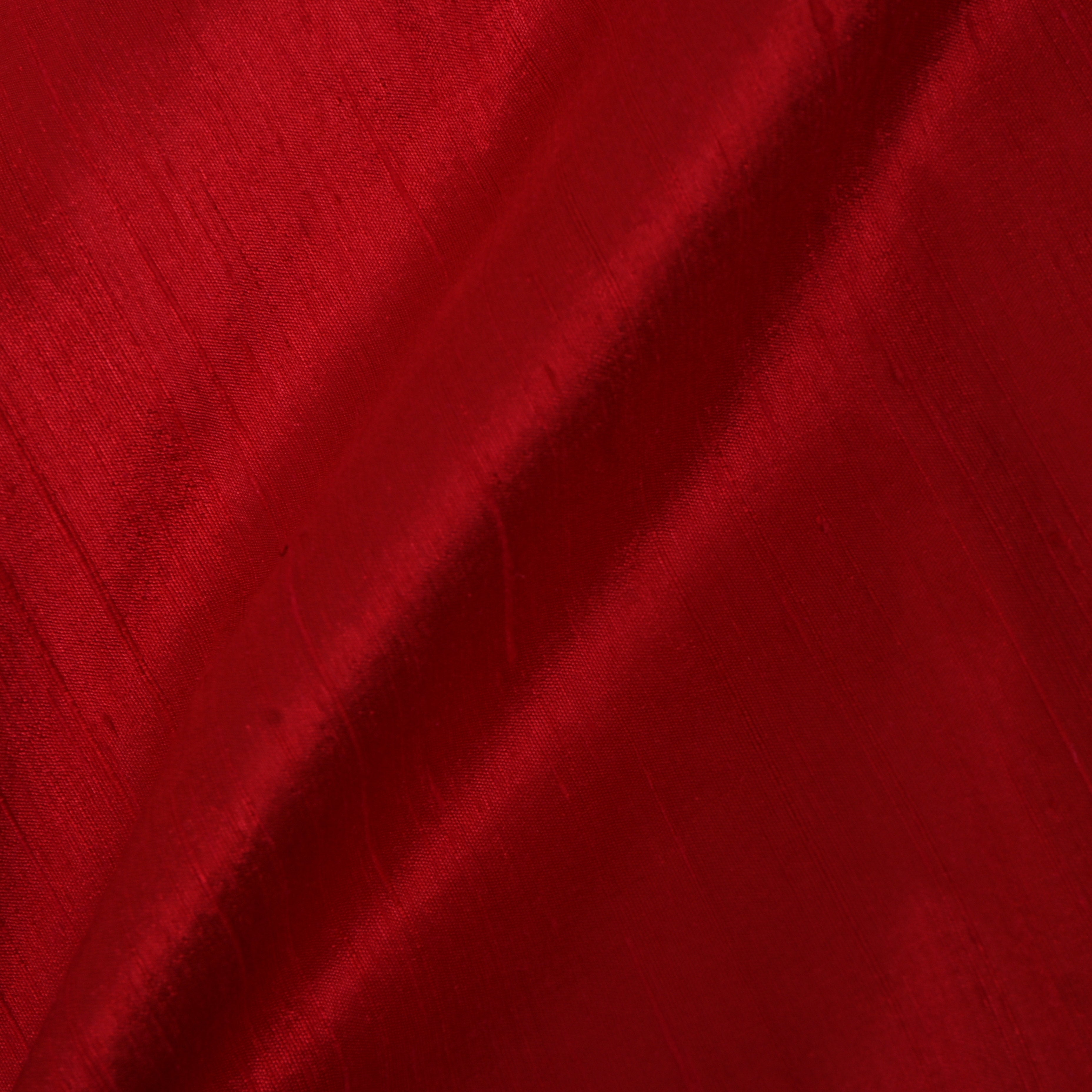 Red Plain Silk