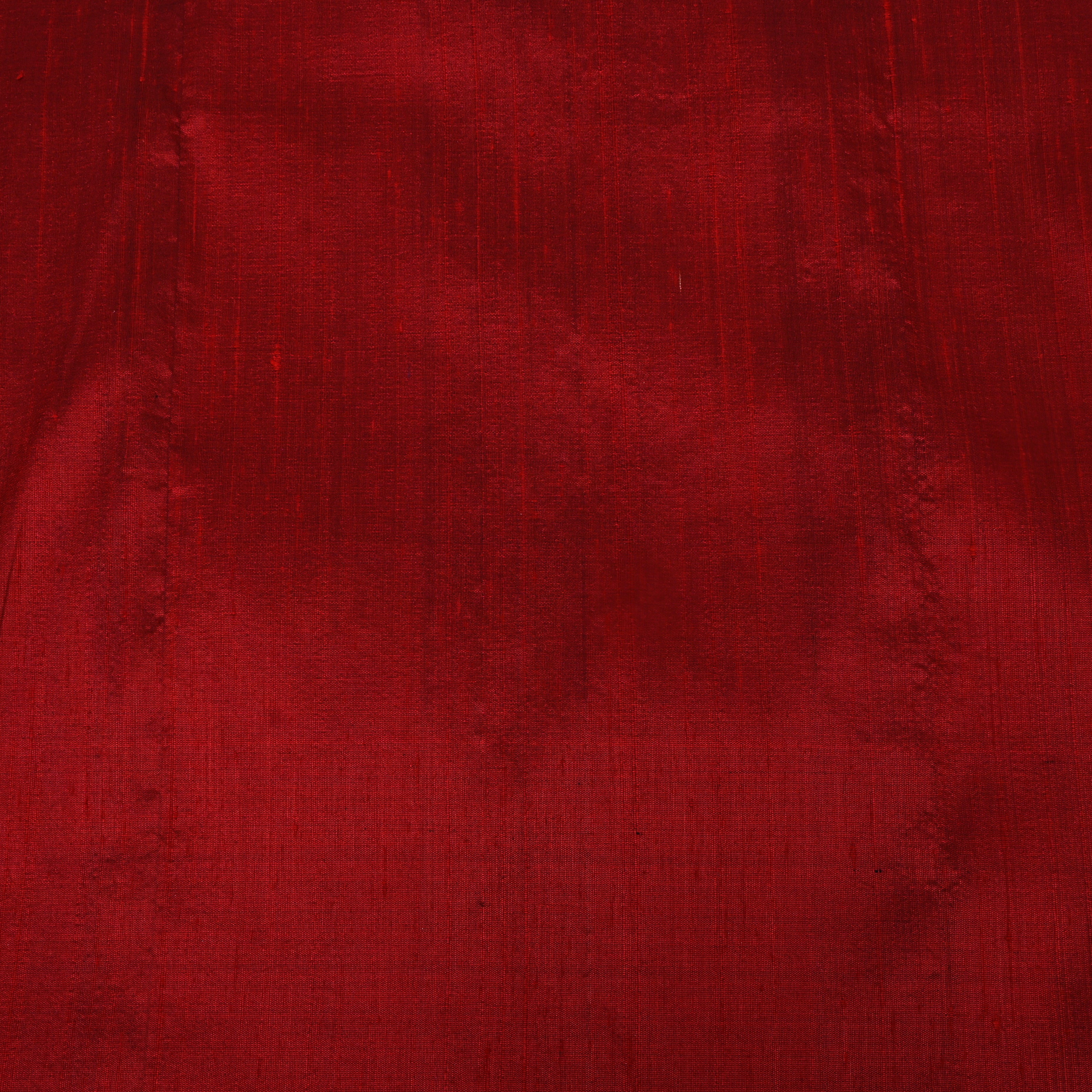 Deep Red Plain Silk Fabric