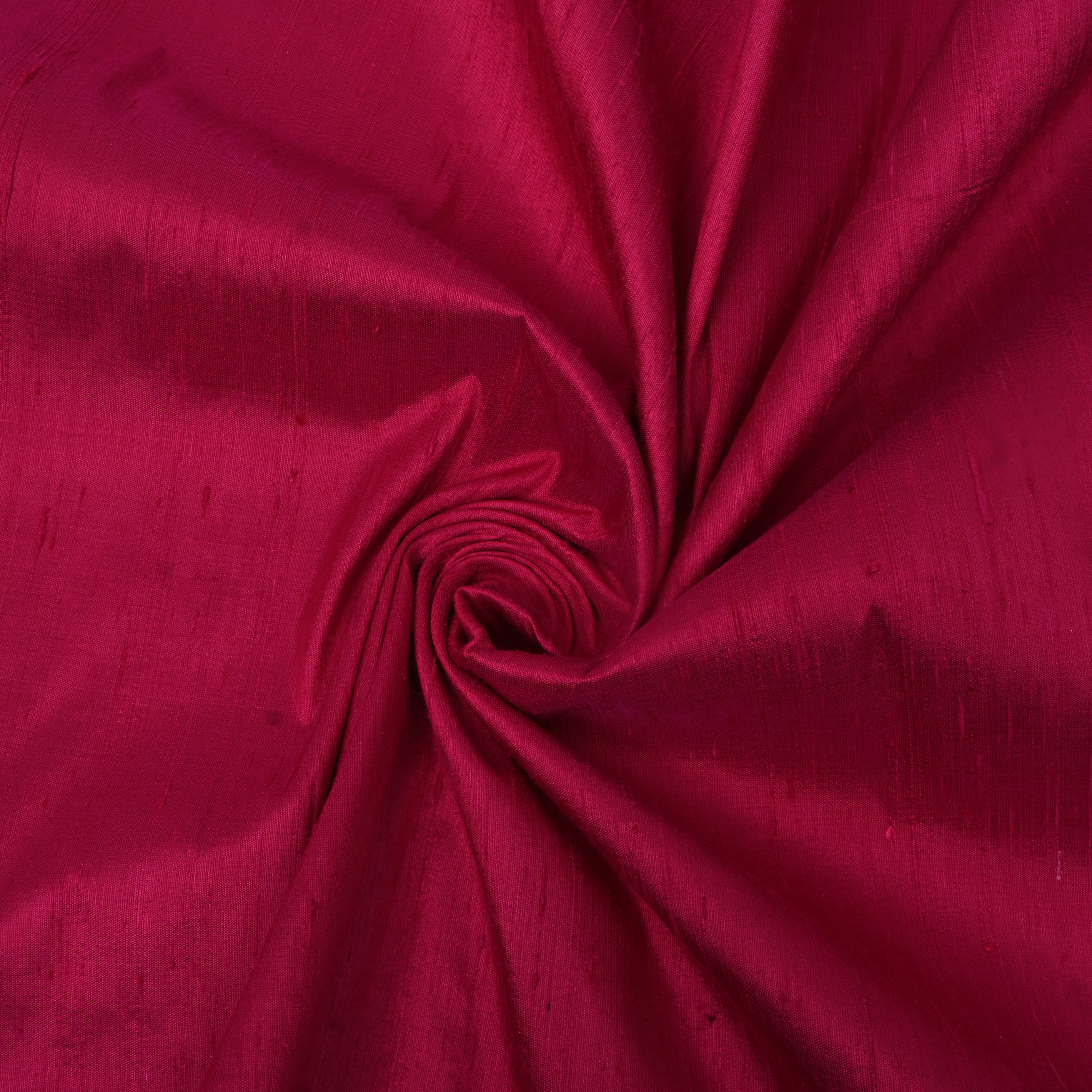 Deep Rani Pink Plain Silk