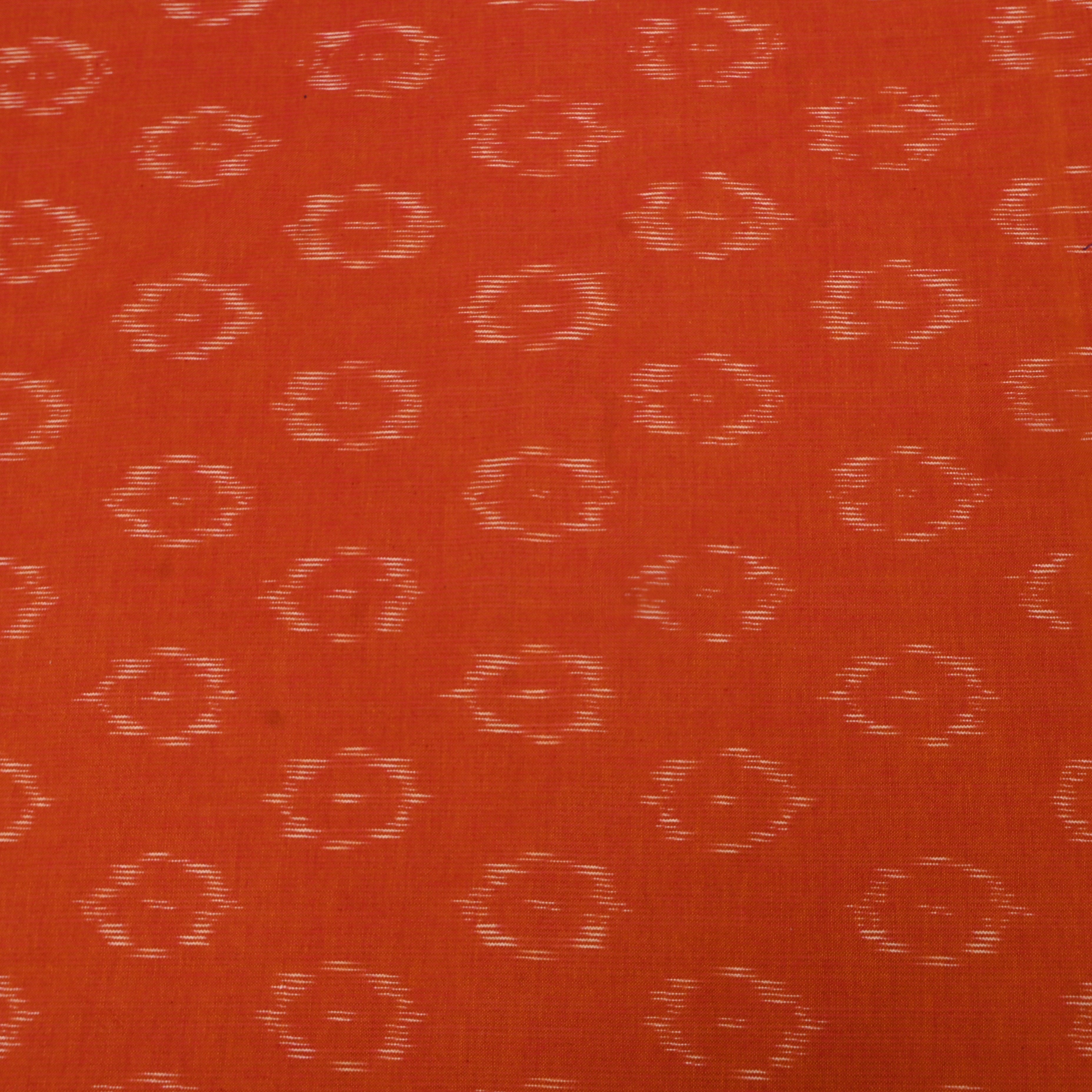 Burnt Orange Iktara Weave Cotton