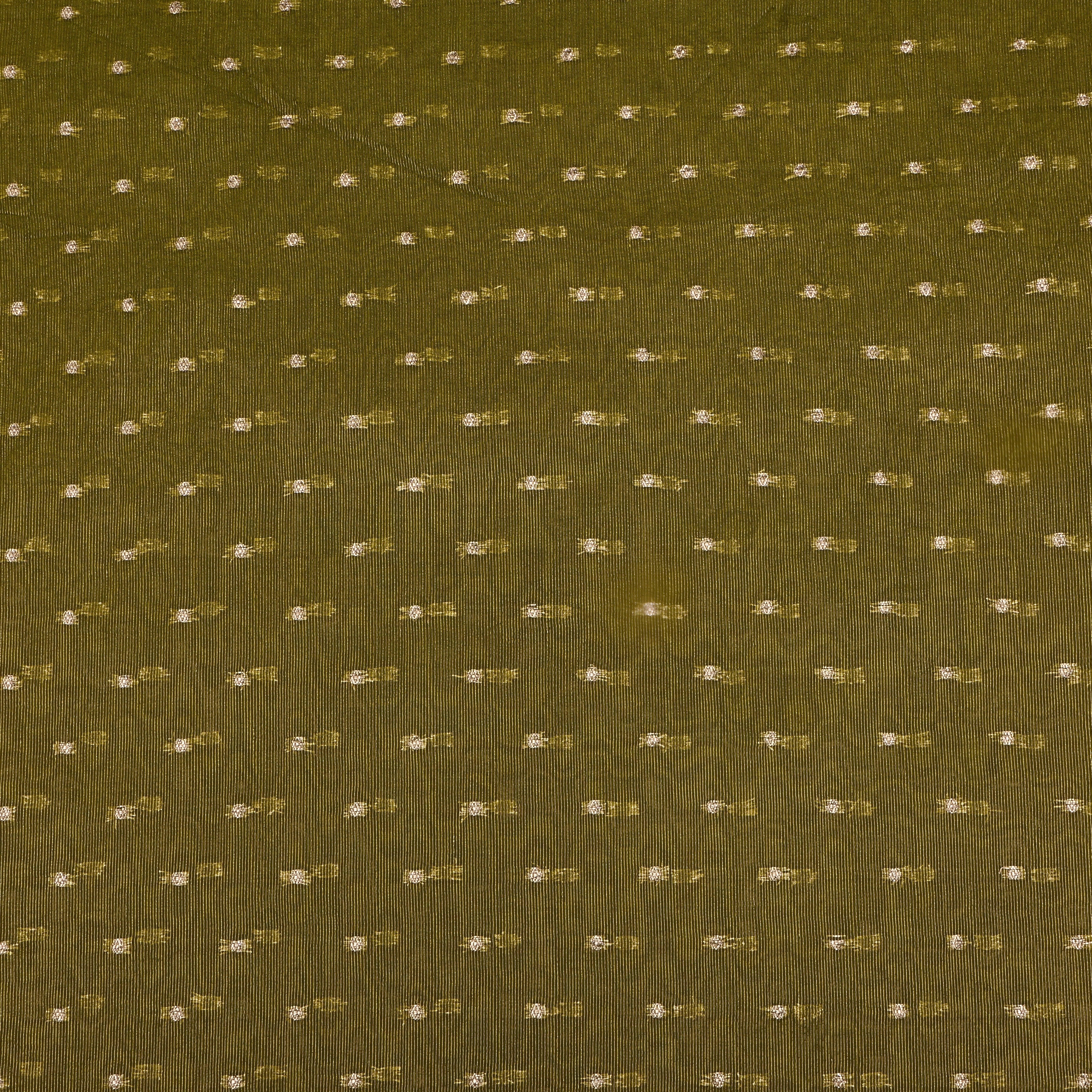 Mehandi Green Banarasi Fabric