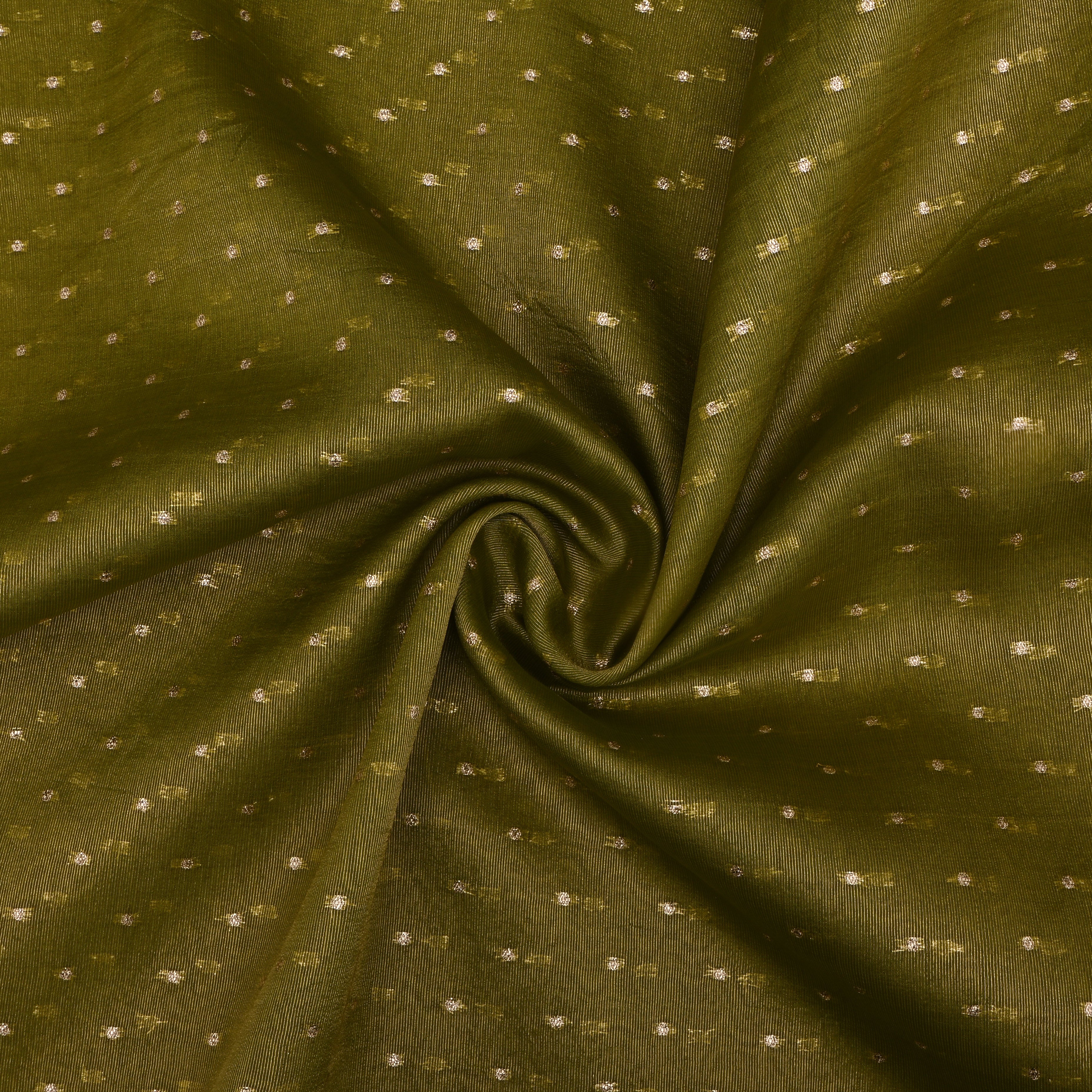 Mehandi Green Banaras Fabric