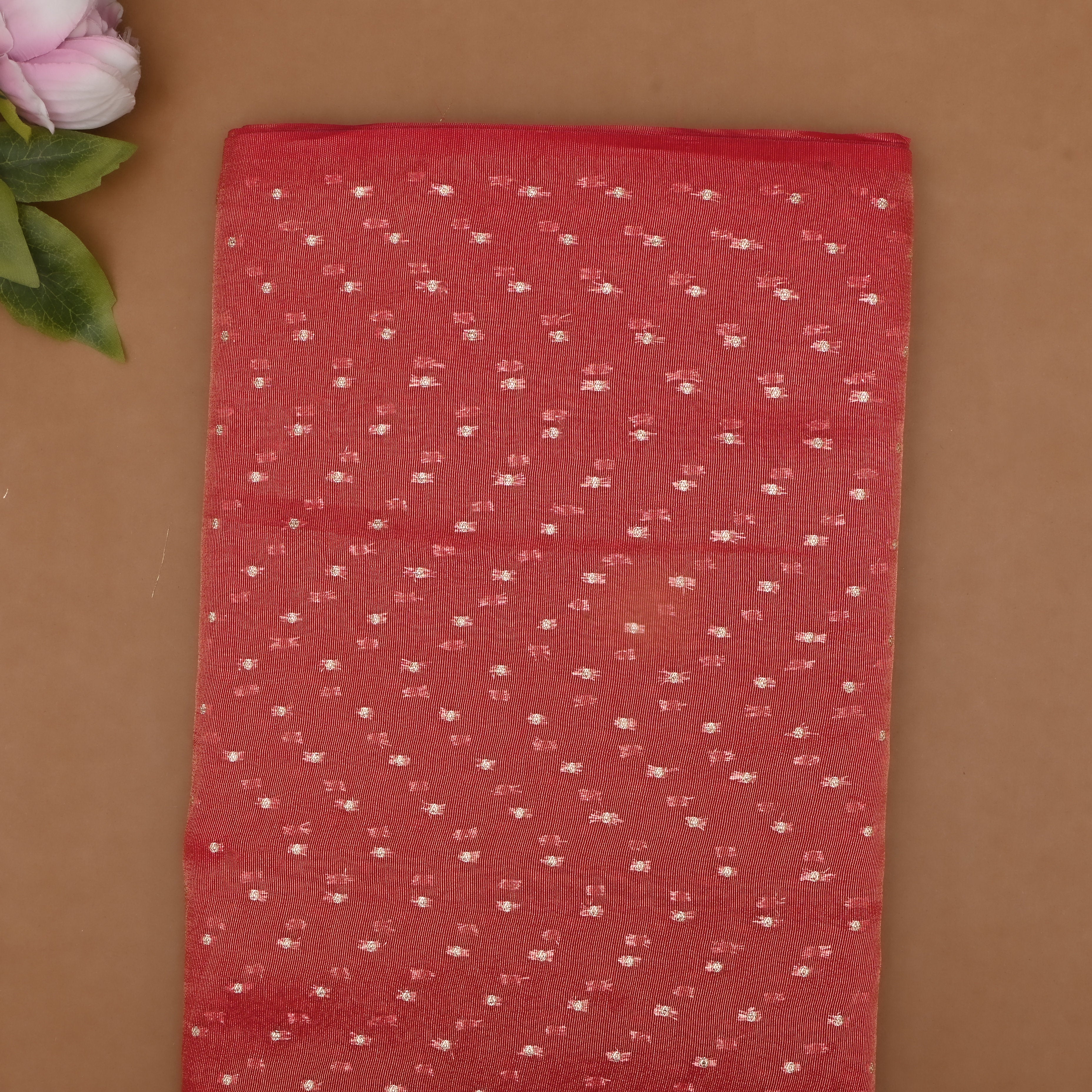 Strayberry Pink Banaras Fabric