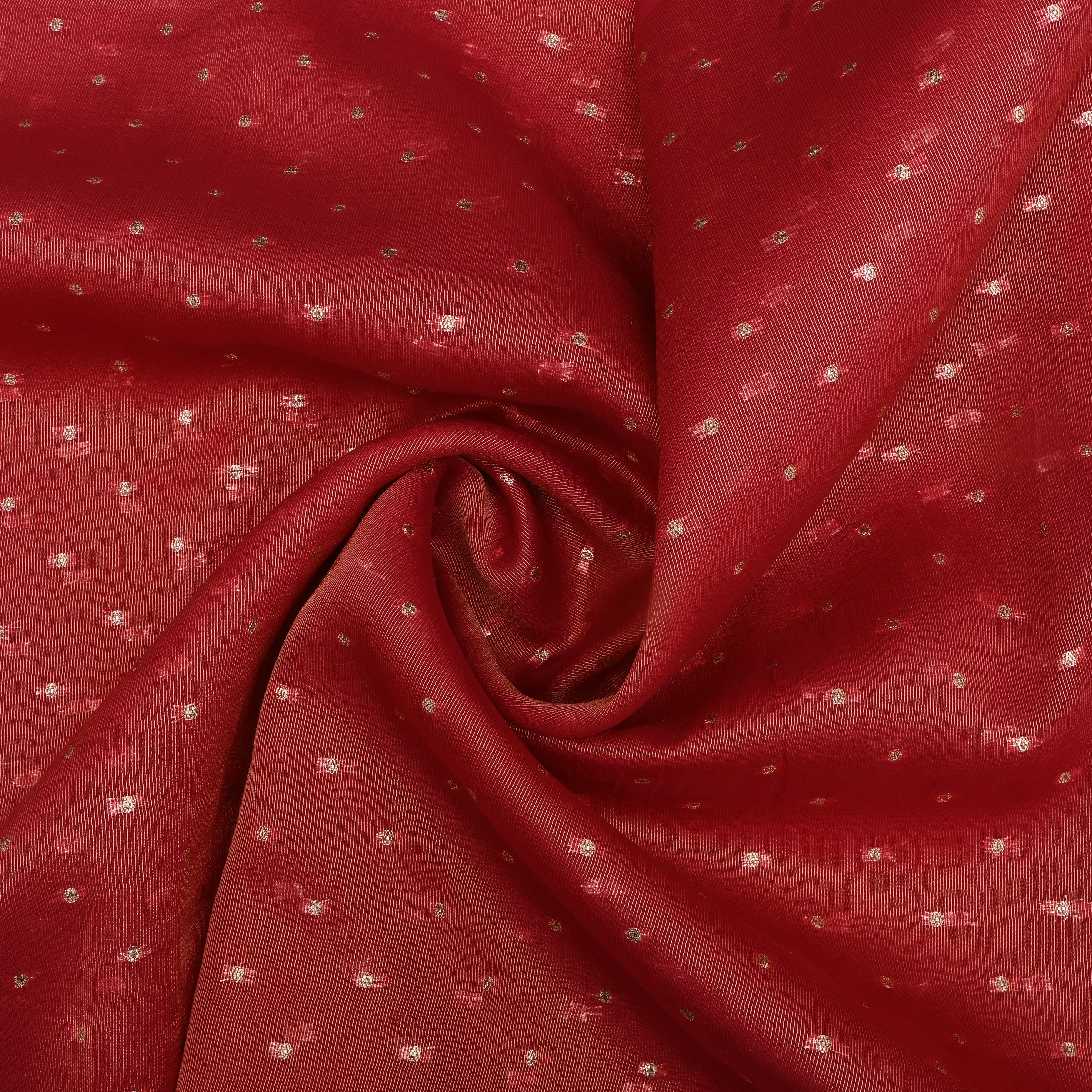 Strawberry Pink Banarasi Fabric