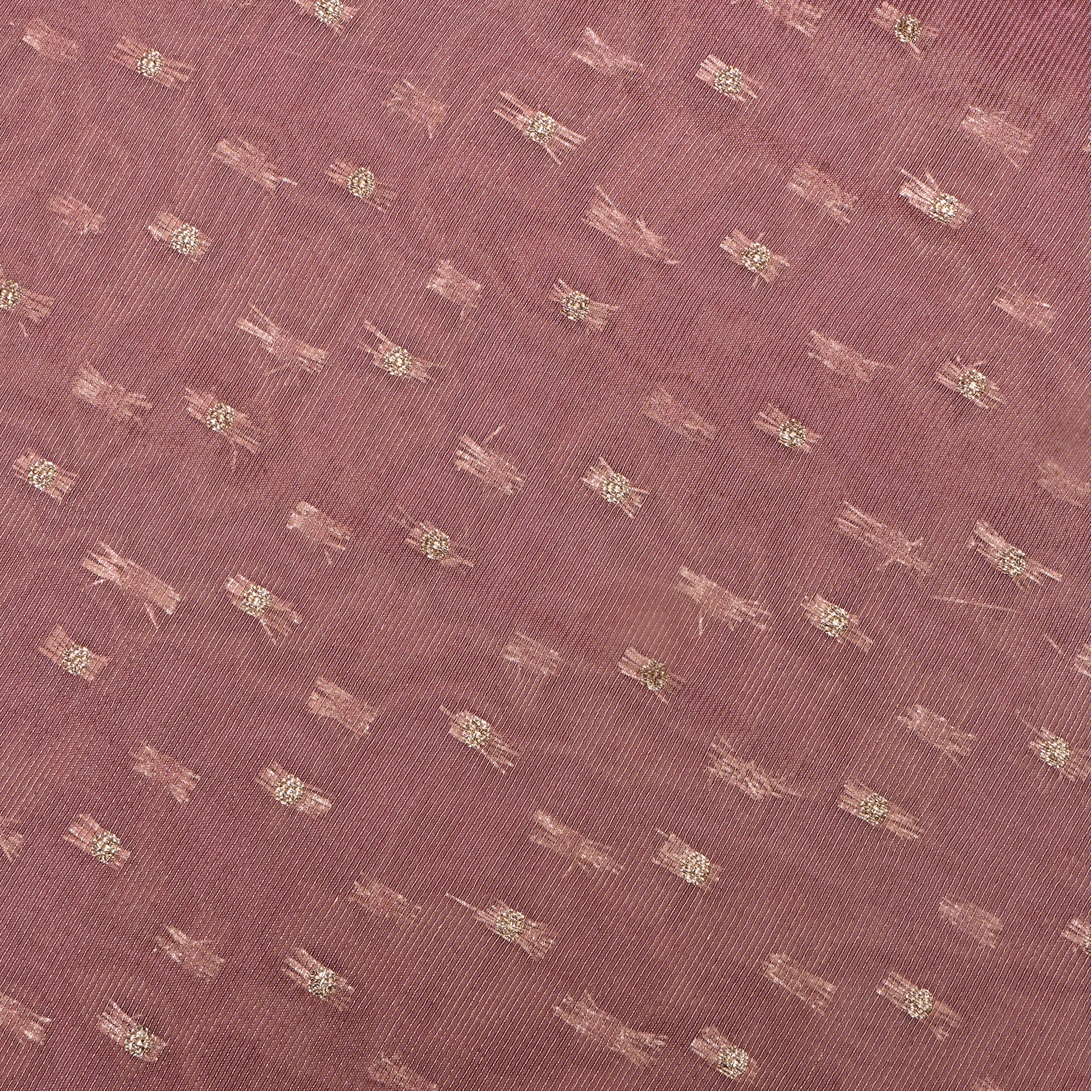Dusty Pink Banarasi Fabric