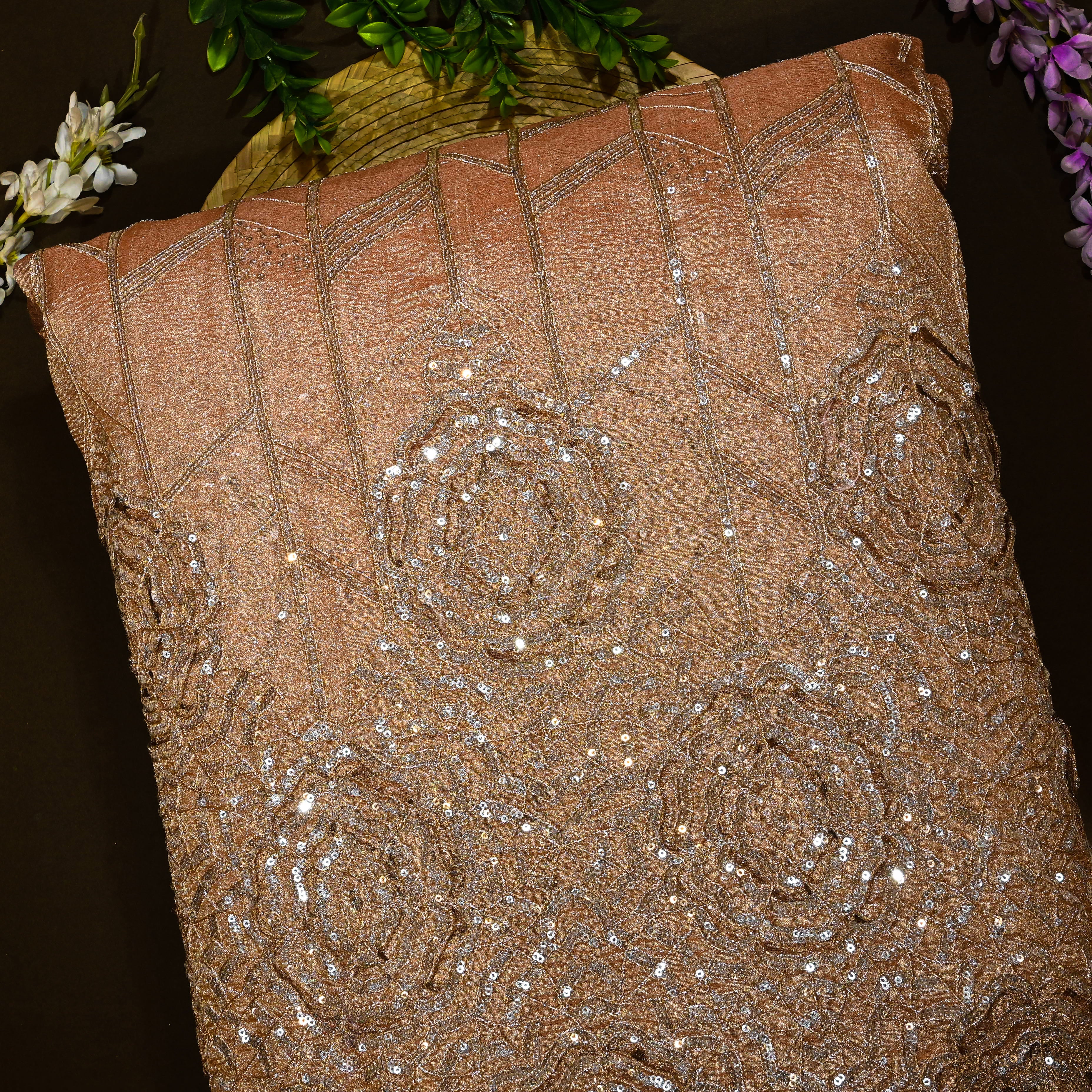 Tan Brown Tissue Fabrics