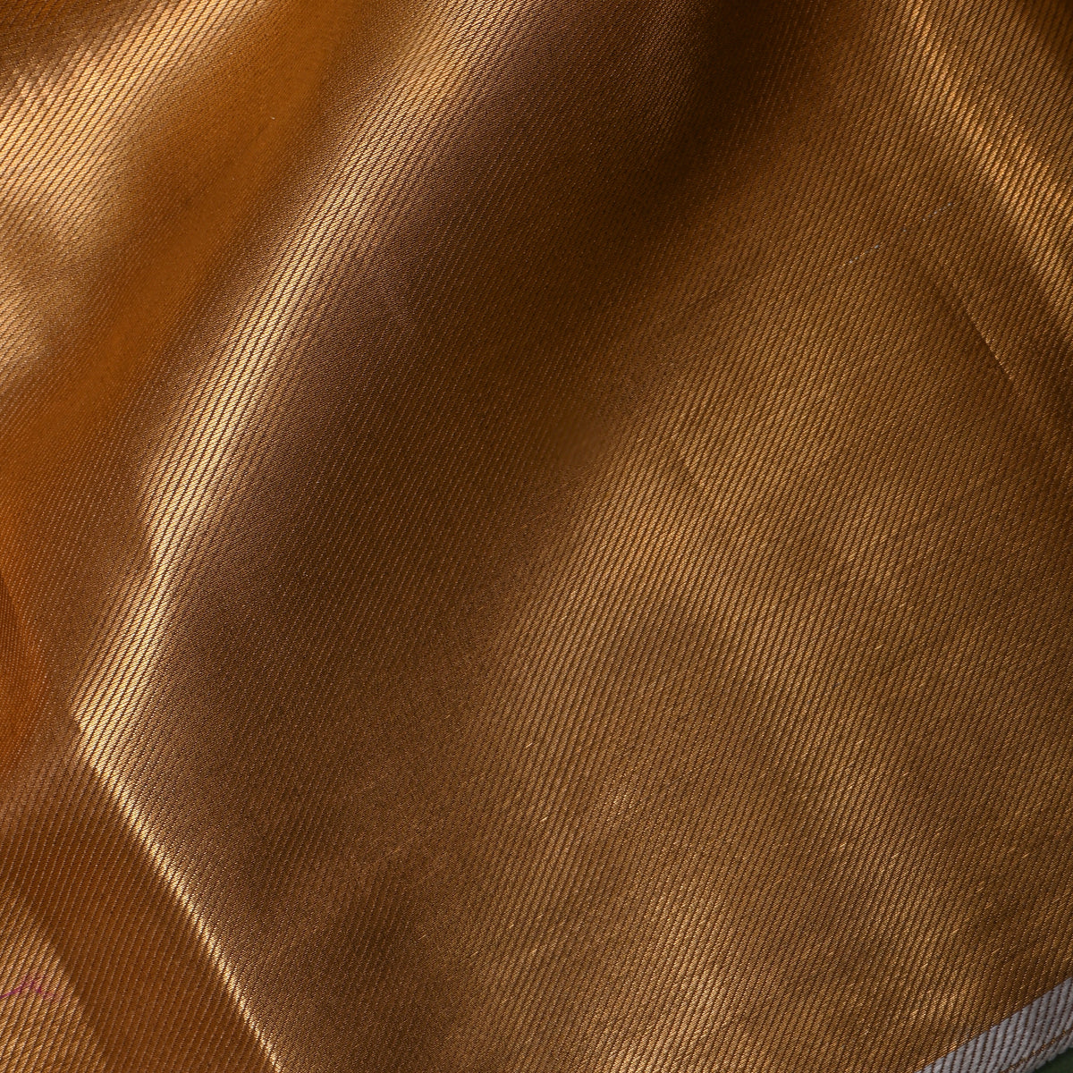 Bronze Gold Plain Tissue Fabric