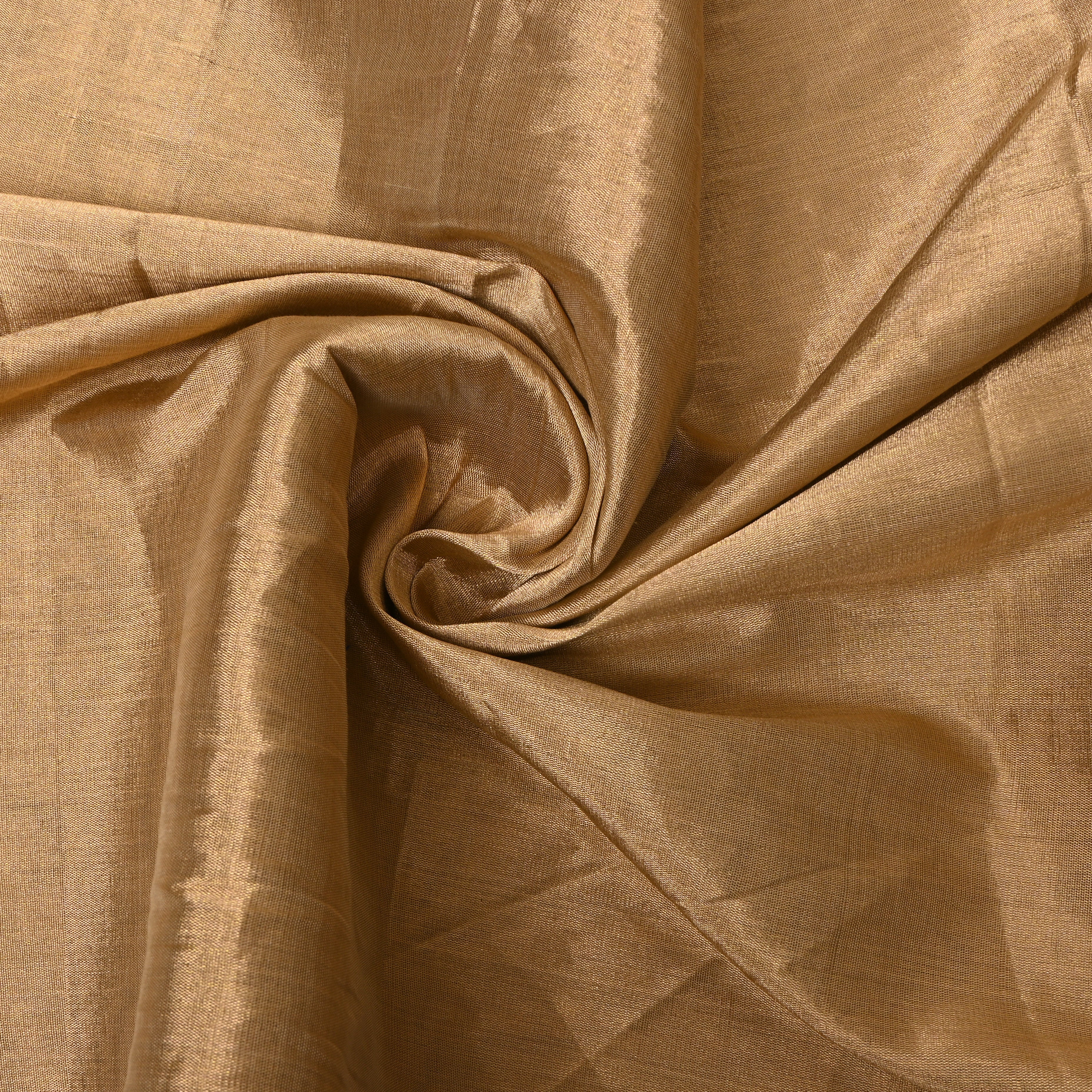 Golden Beige Plain Kanchi Tissue