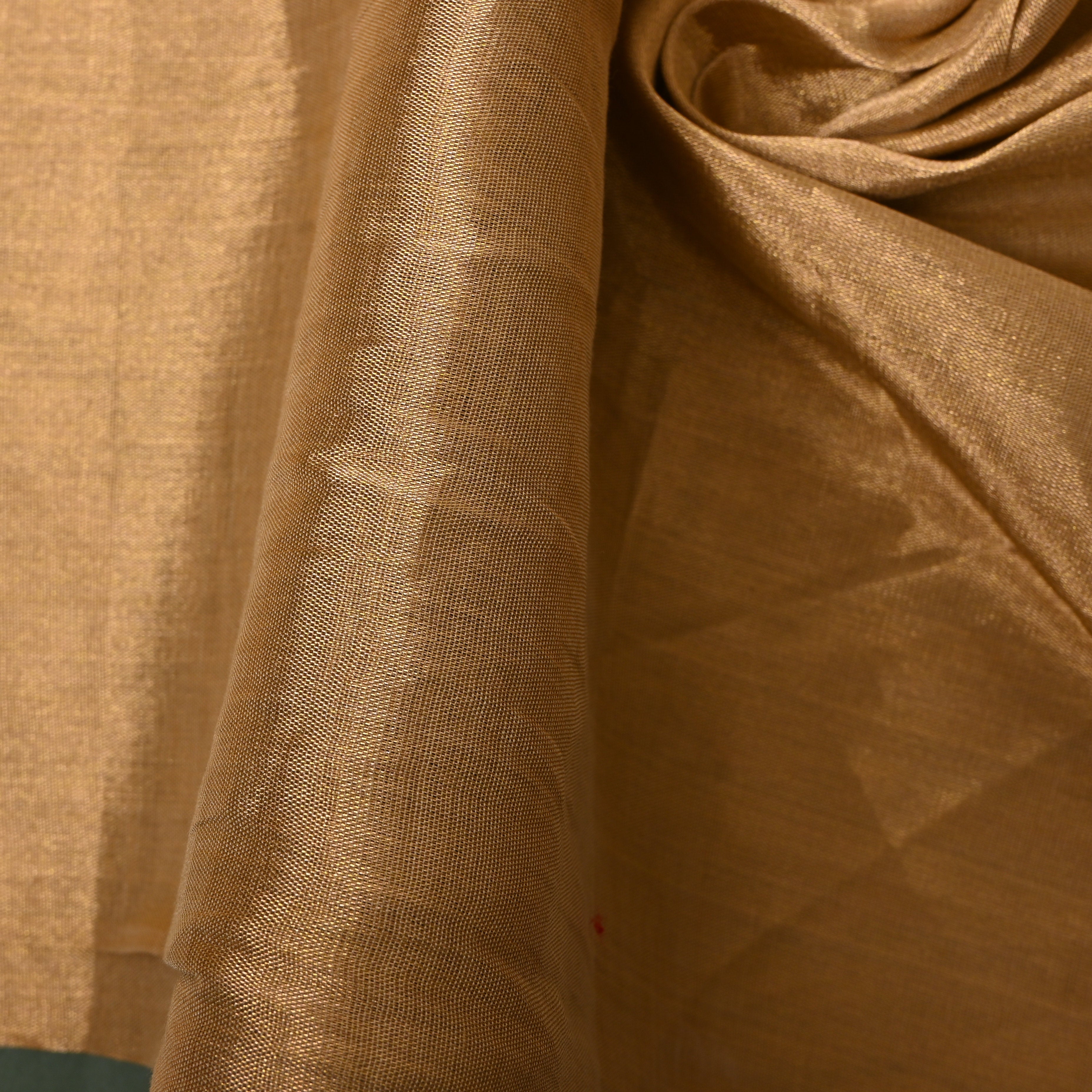 Golden Beige Plain Kanchi Tissue