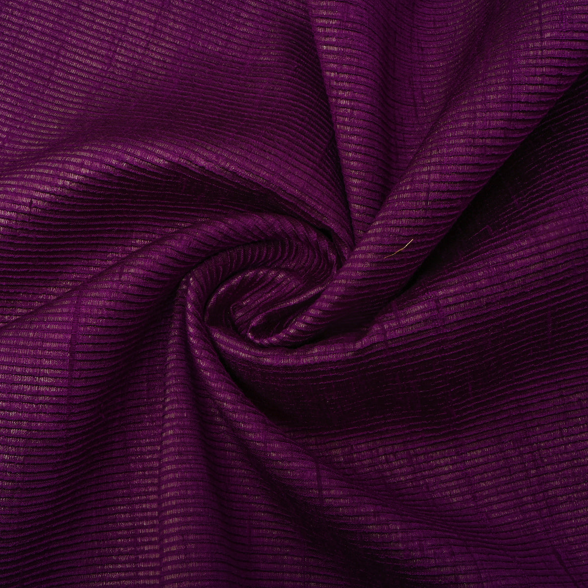 Orchid Ribbed Thread Work Jamawar Silk Fabric