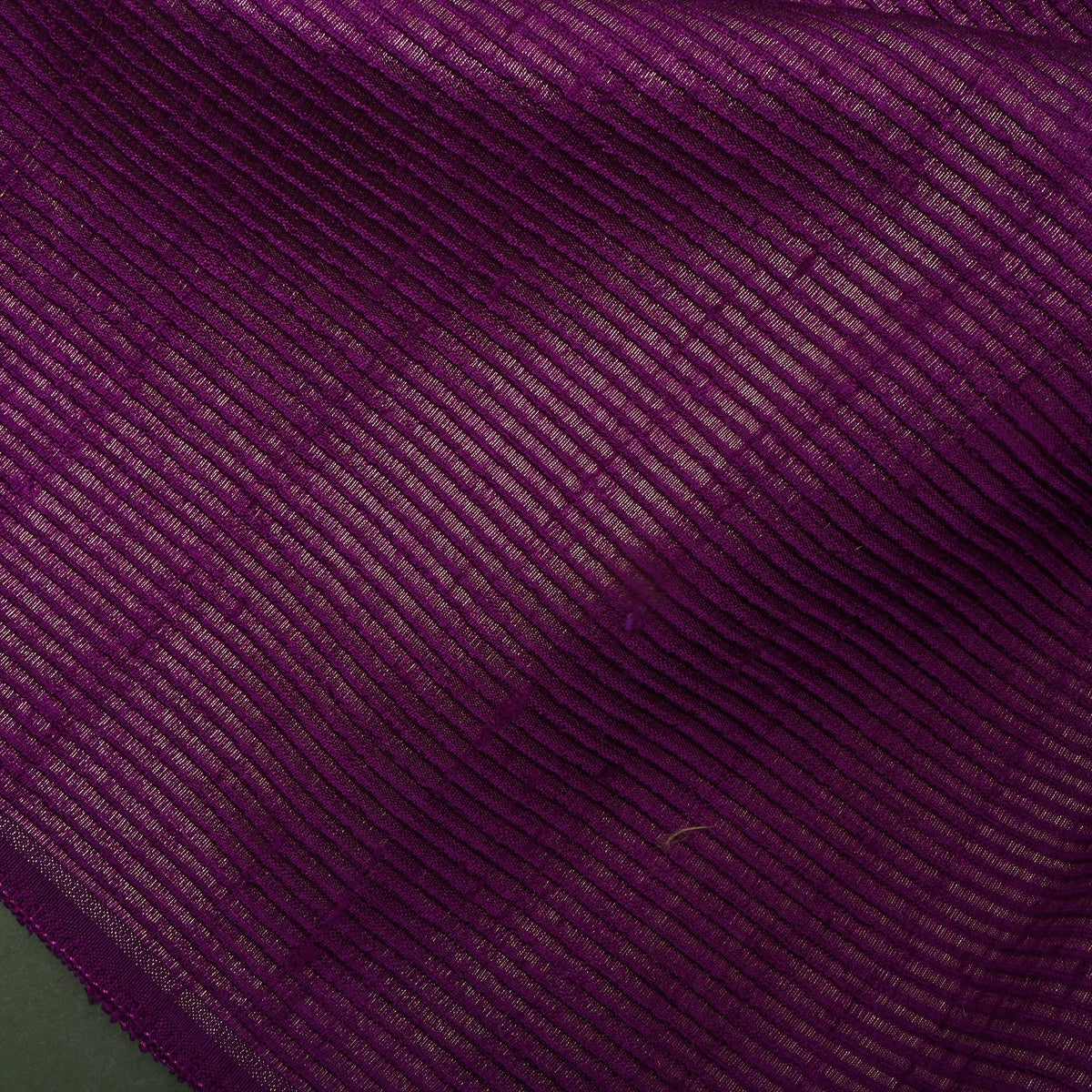 Orchid Ribbed Thread Work Jamawar Silk Fabric