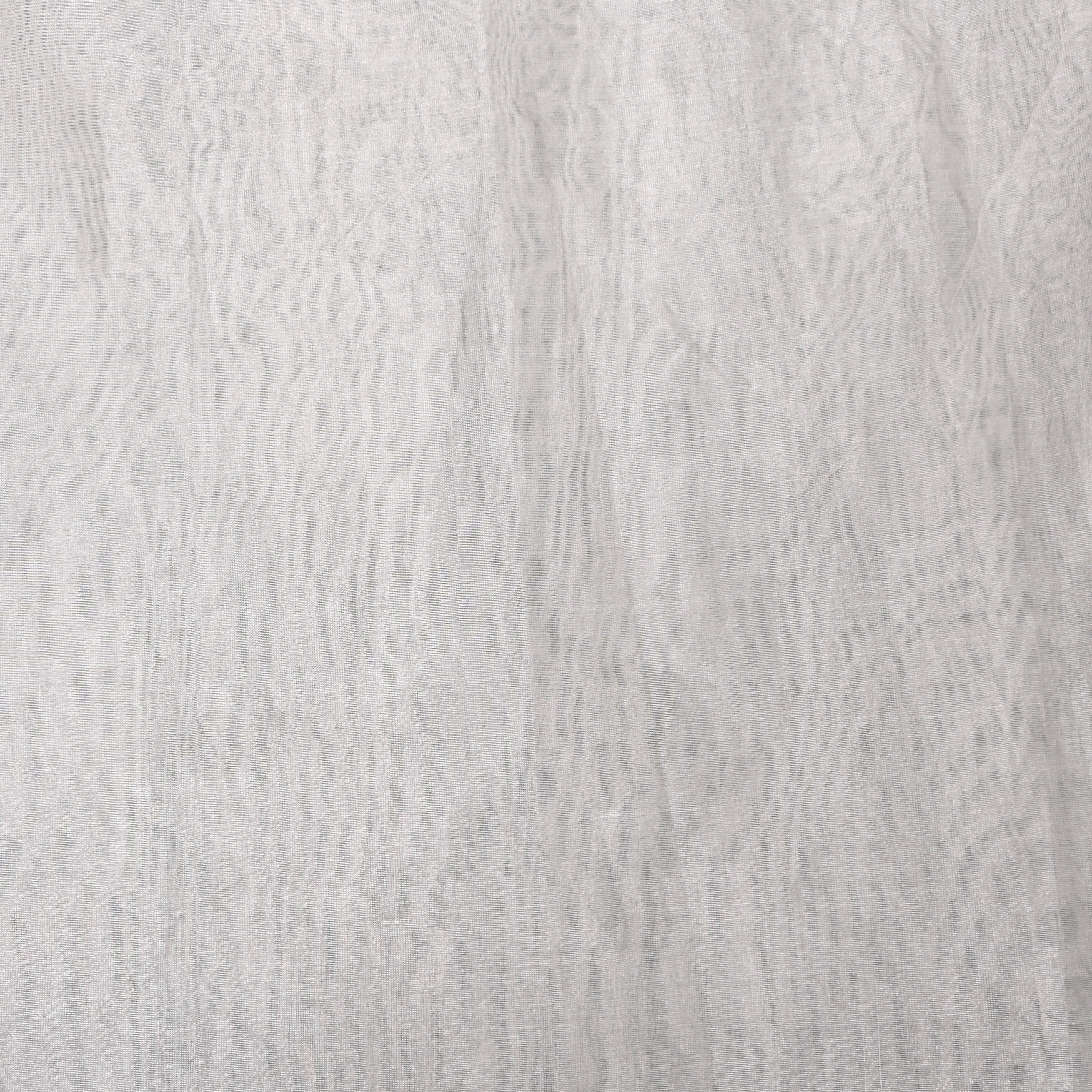 Silver White Metallic Glow Tissue