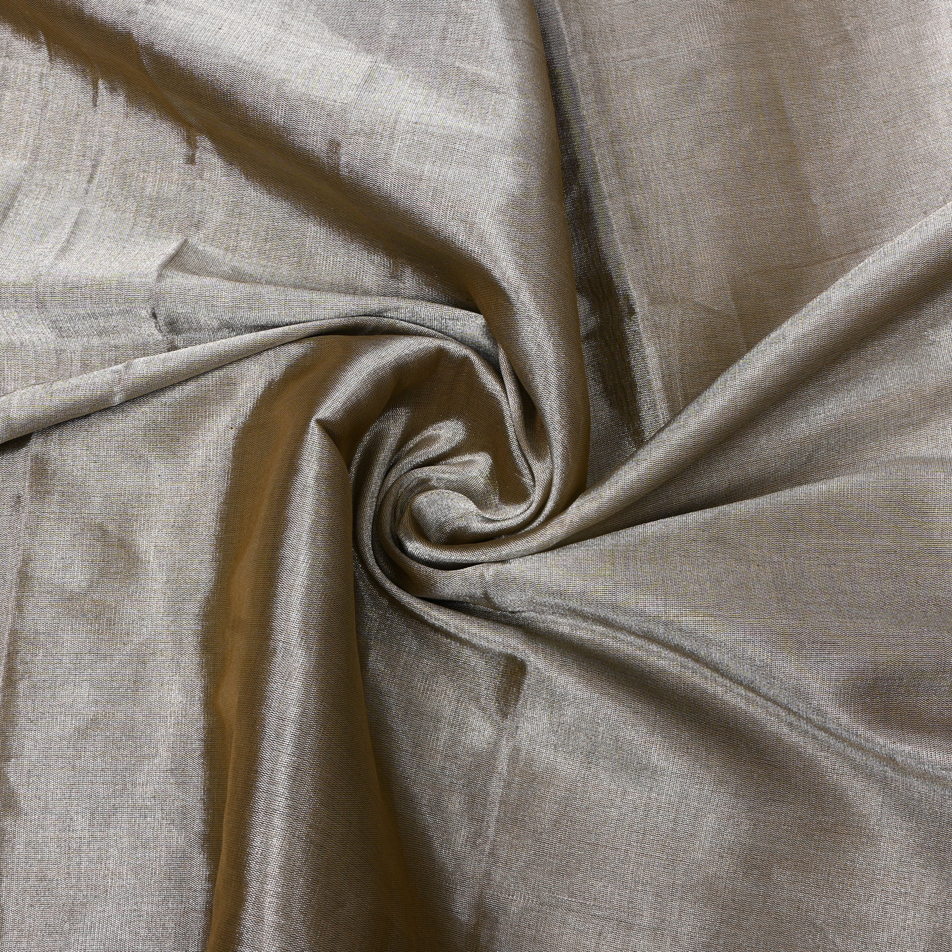 Silver Grey Sheen Kanchi Tissue