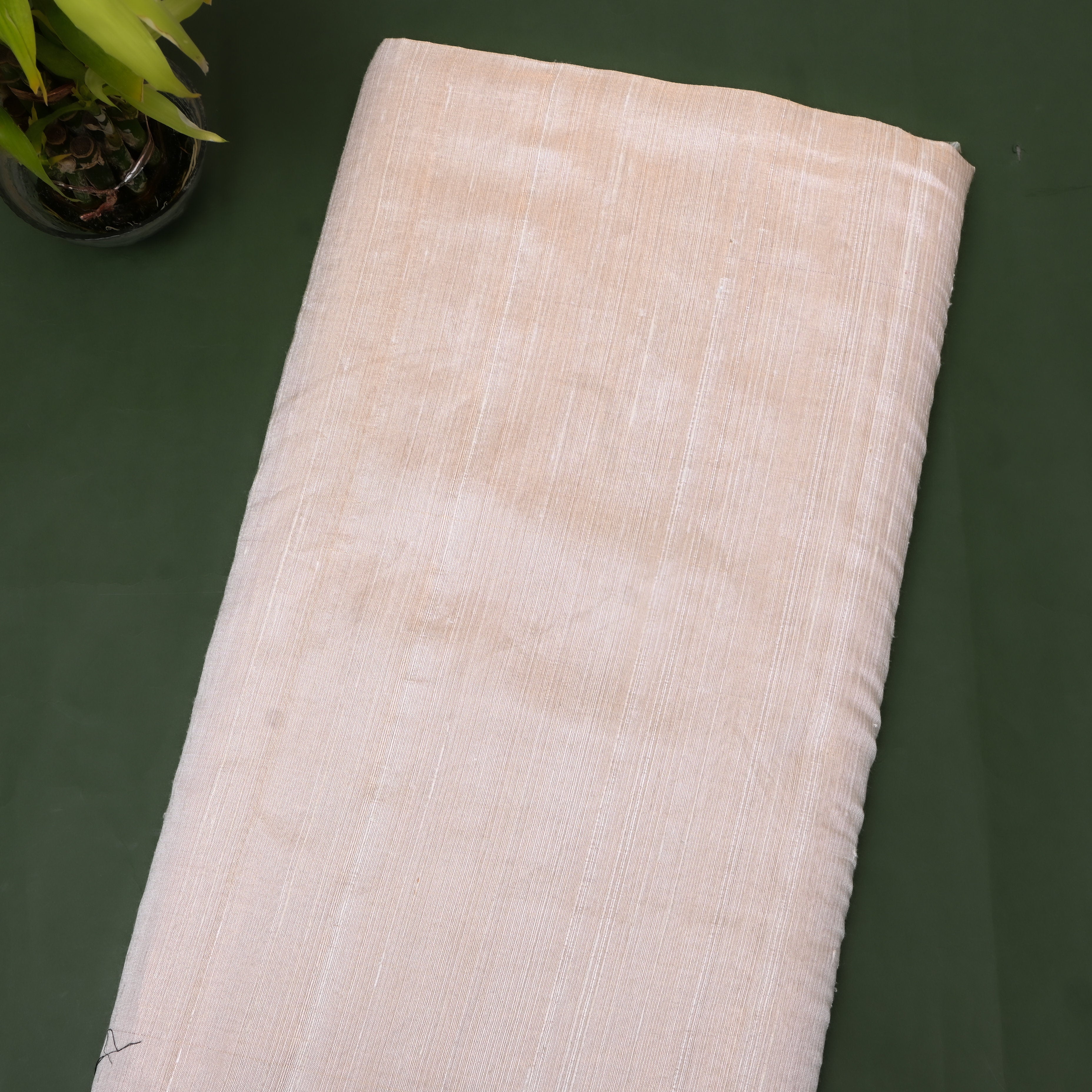 Golden Beige Plain Kanchi Tissue