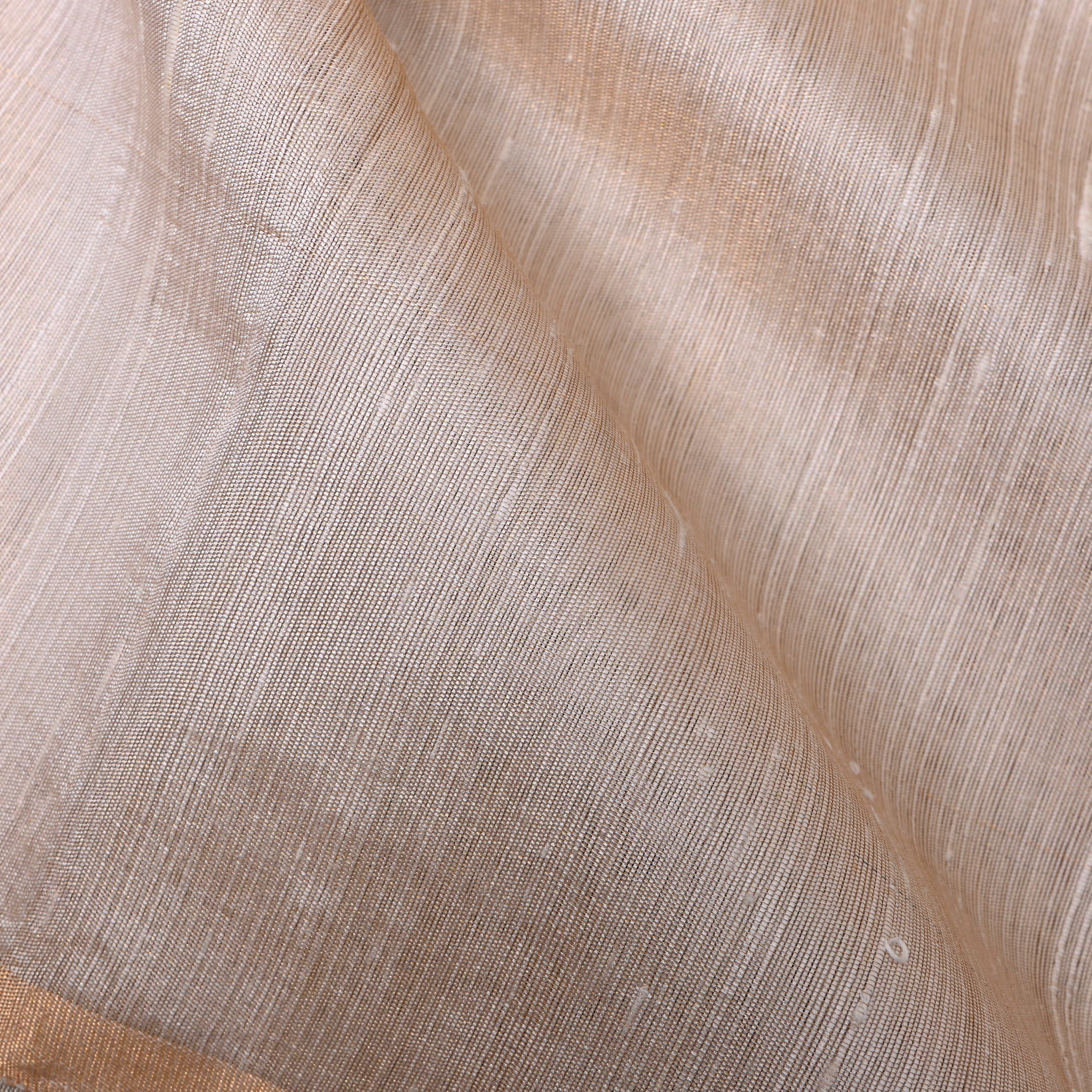 Golden Beige Plain Kanchi Tissue