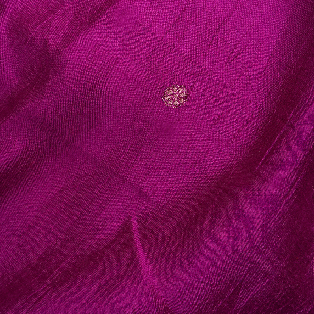 Royal Purple Gold Zari Butti Jamawar Silk Fabric