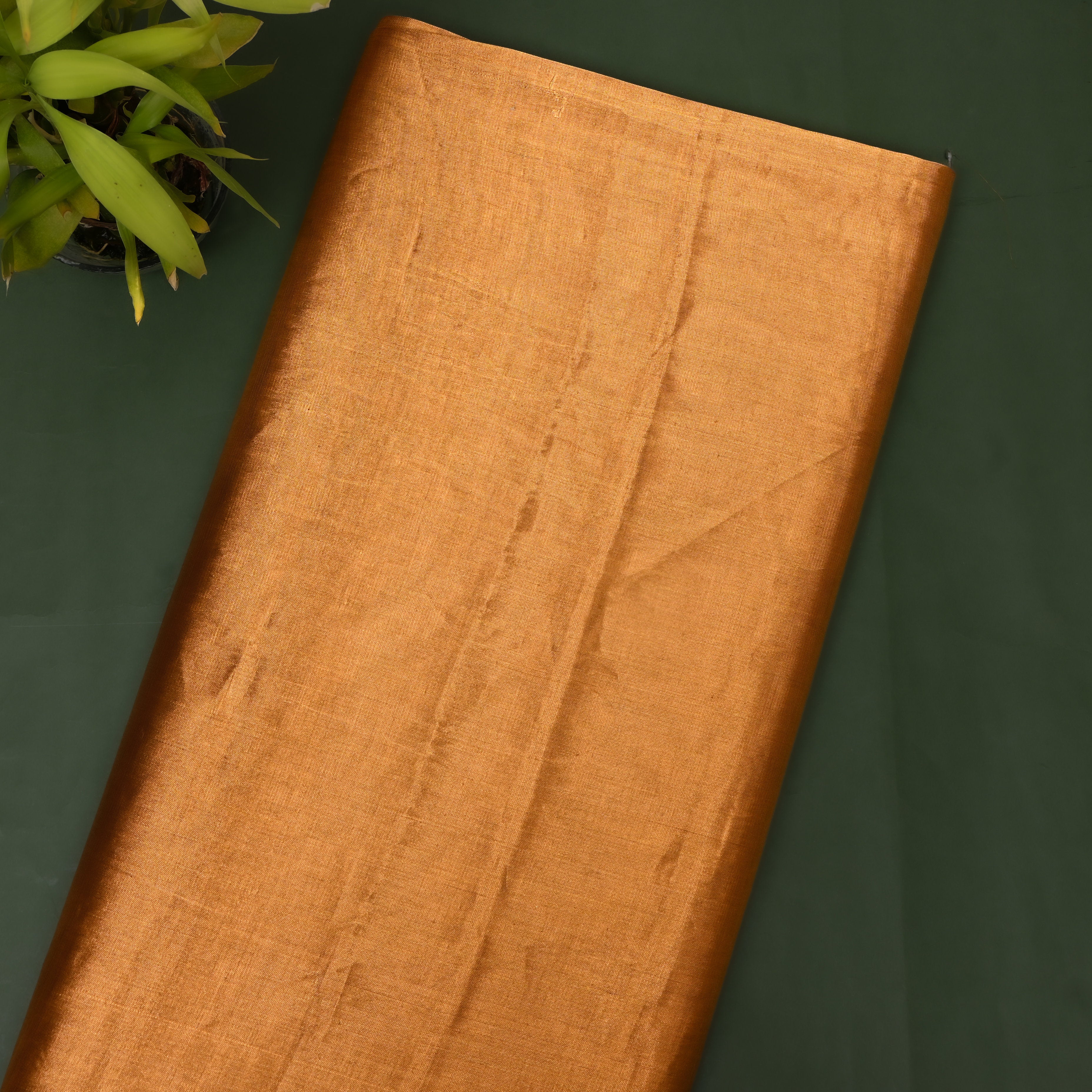 Rustic Gold Plain Kanchi Tissue