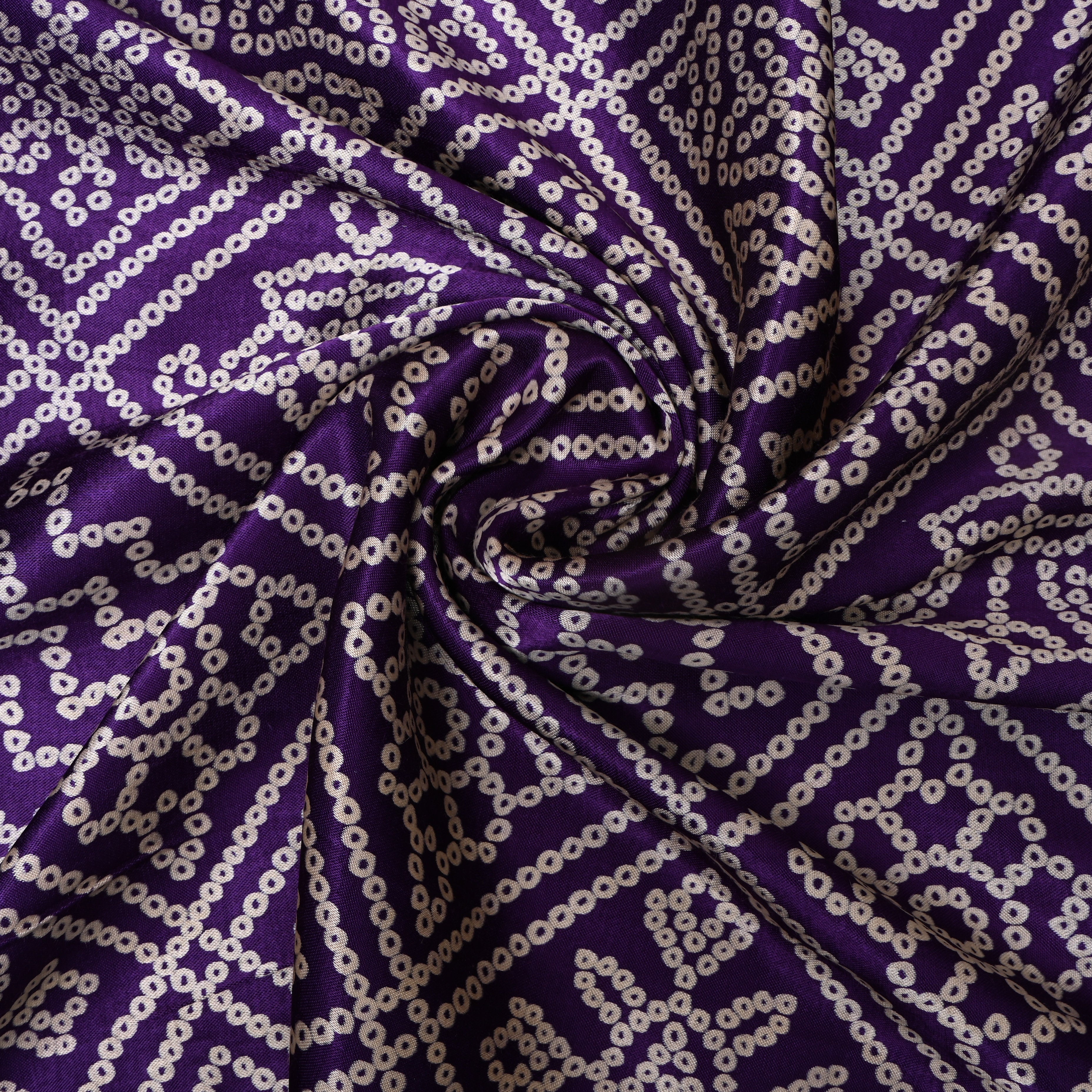 Magenta Jamawar Silk With Woven Diamond Motifs